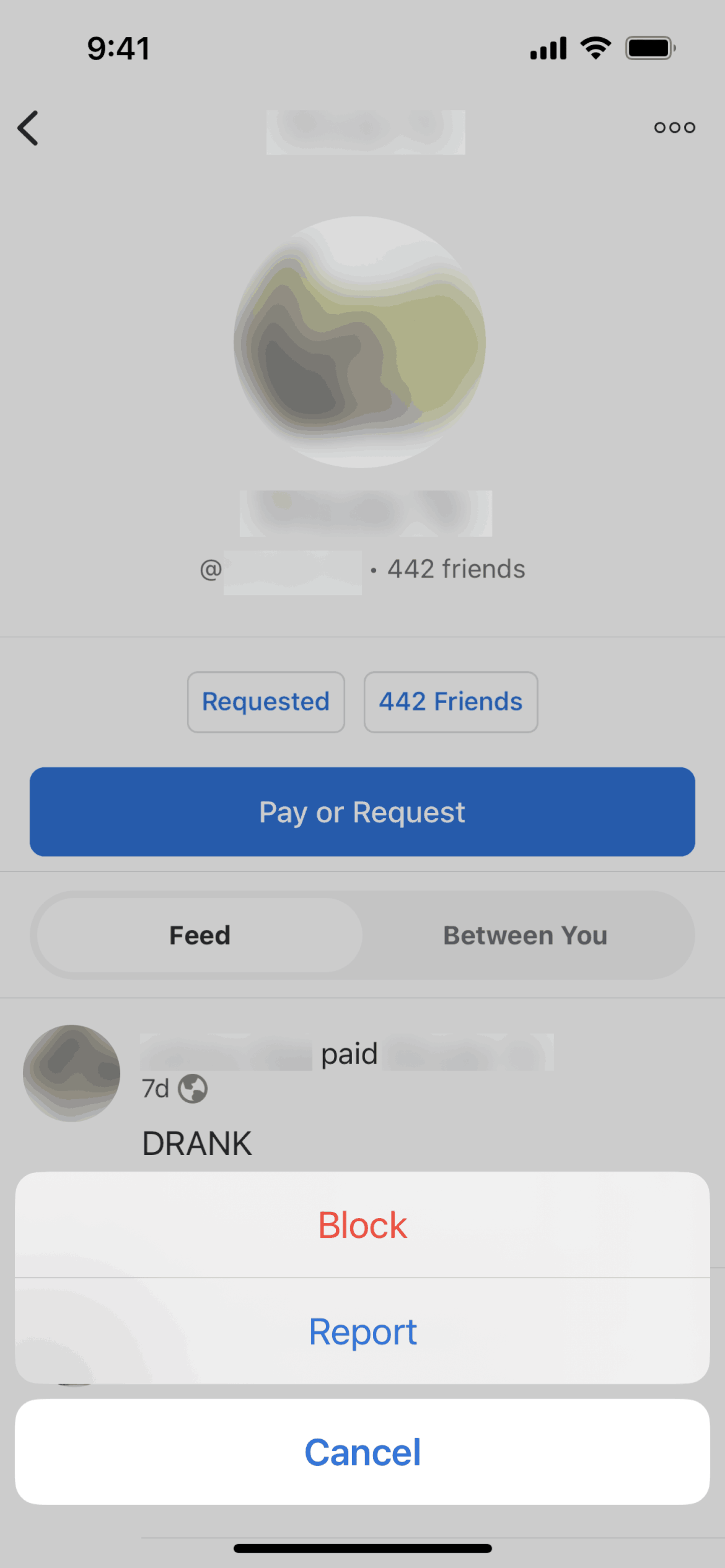 Venmo iOS Finance interface screenshot 13