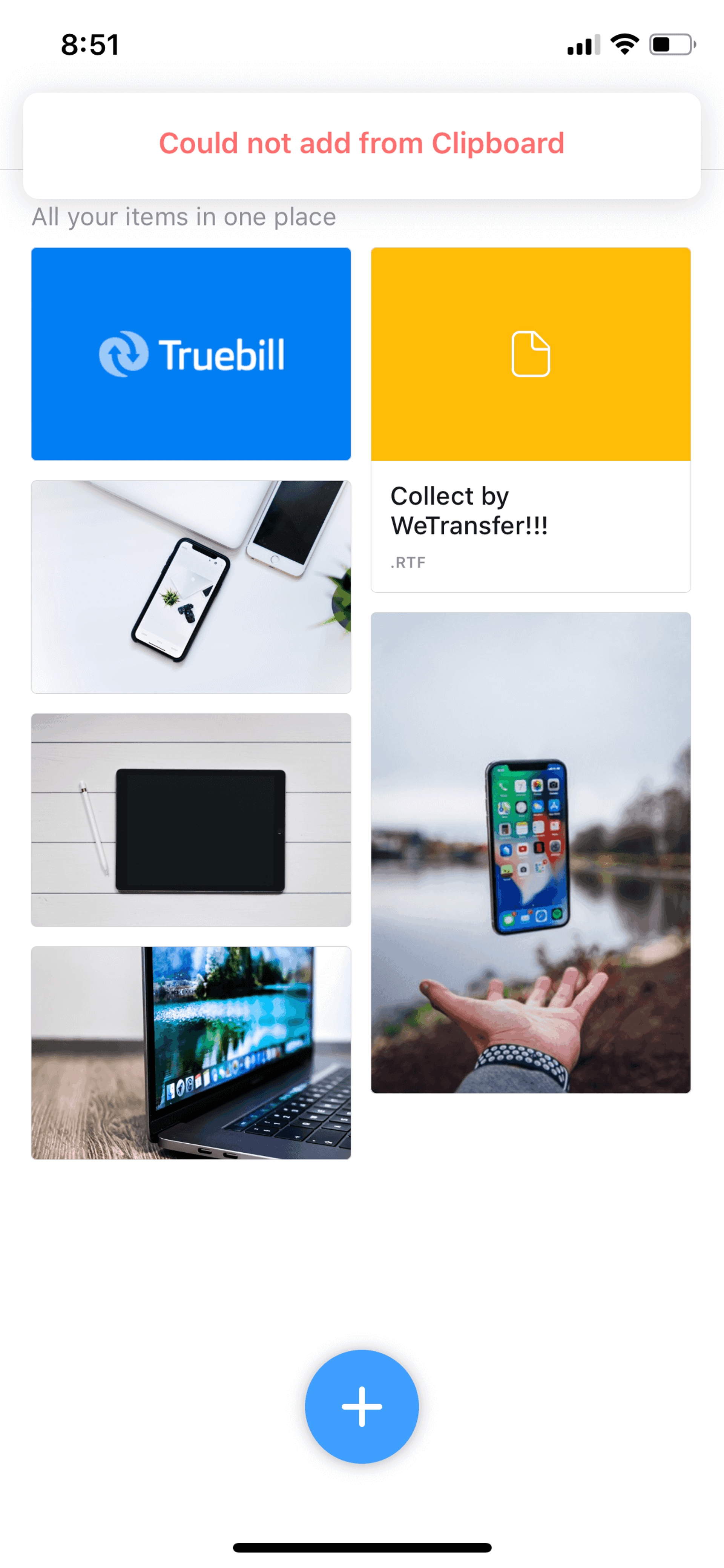 Collect iOS Productivity interface screenshot 19