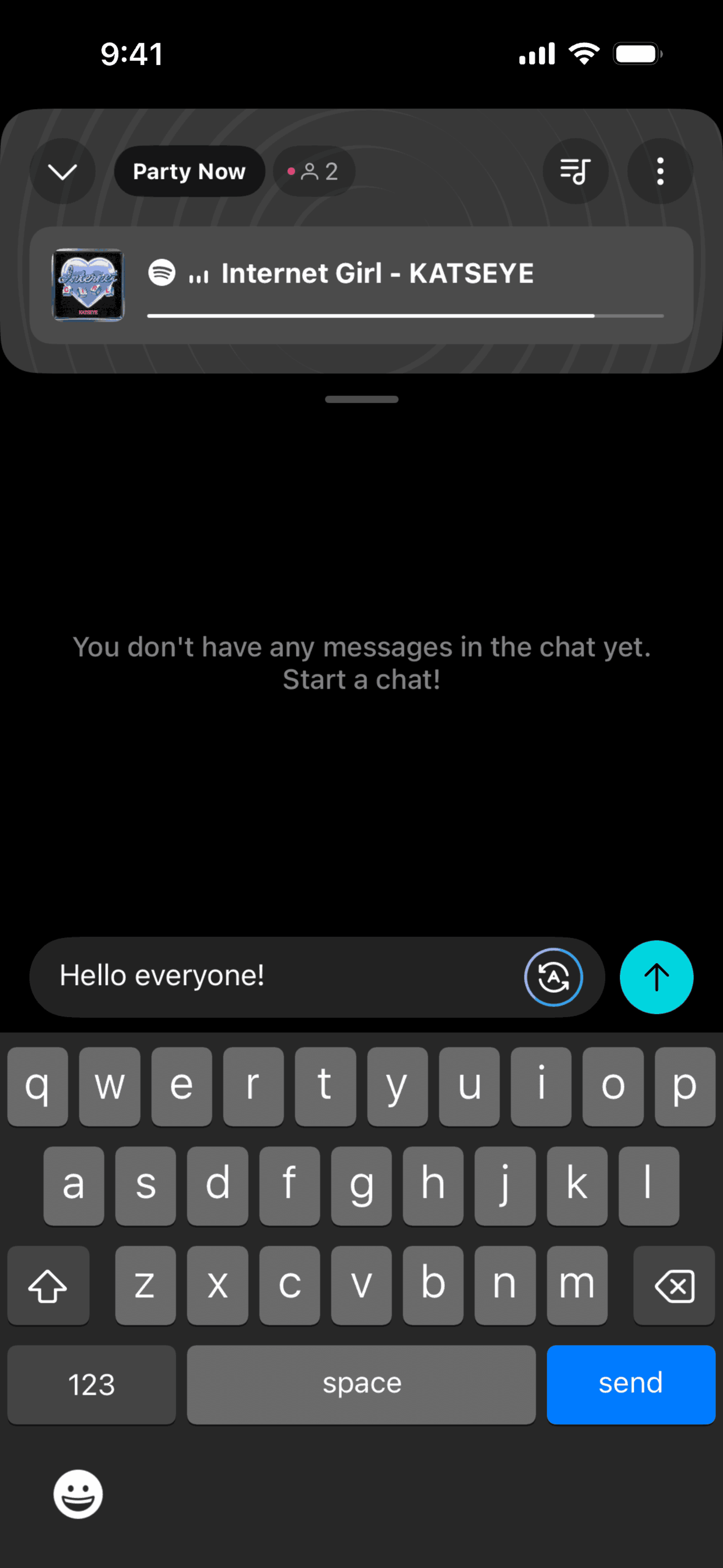 Weverse iOS Social Networking interface screenshot 9