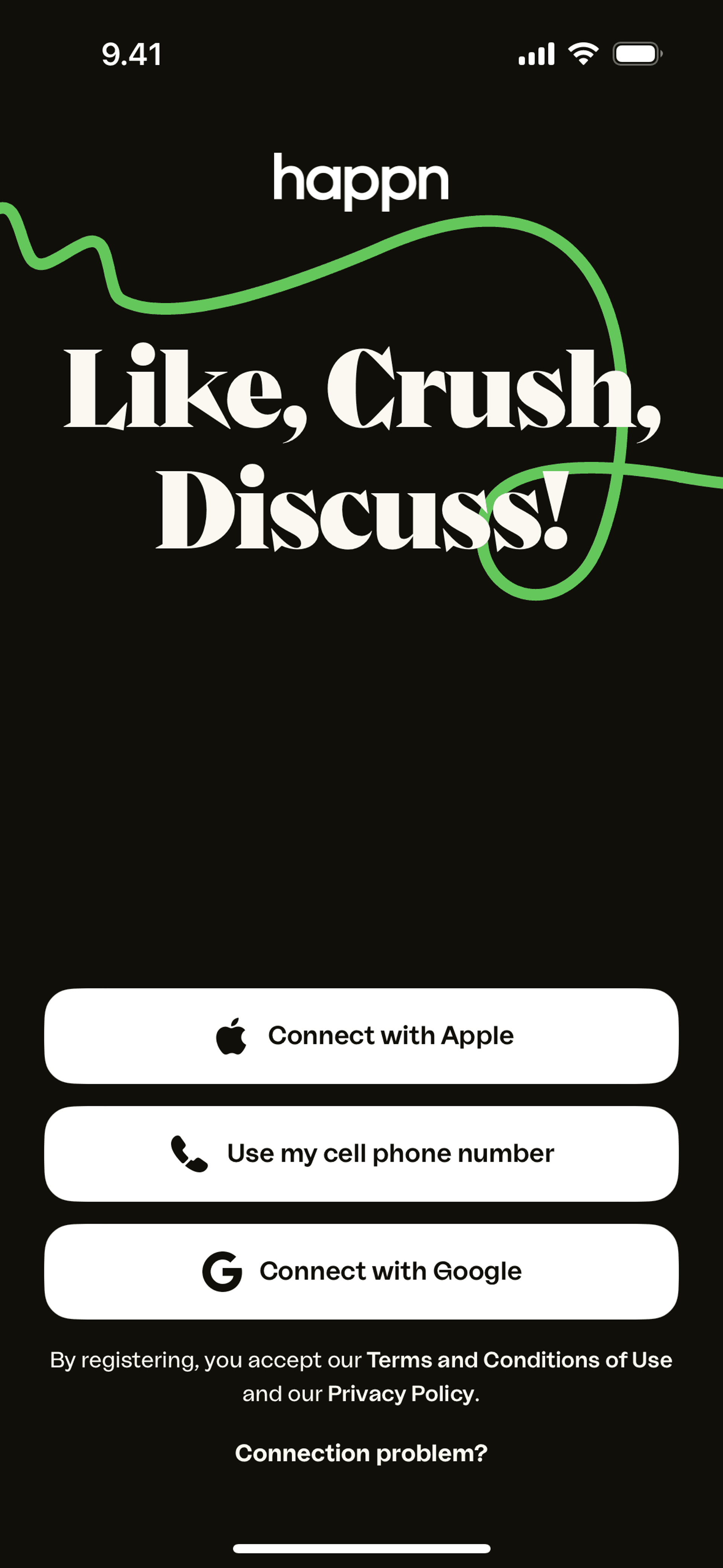 happn iOS Lifestyle interface screenshot 3