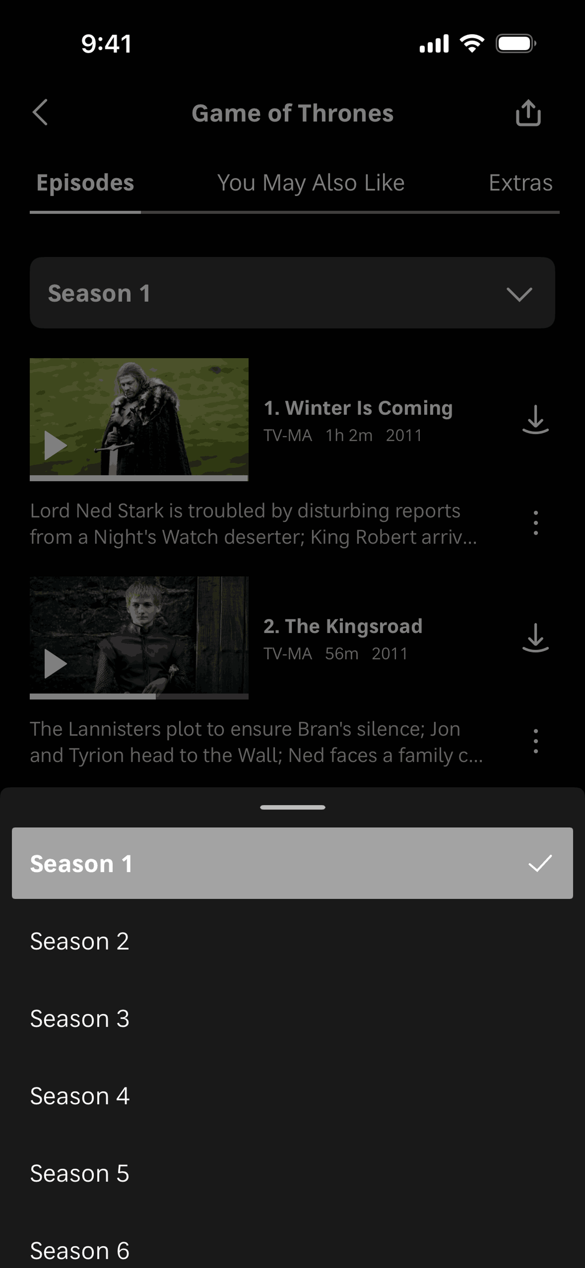 Max iOS Entertainment interface screenshot 18