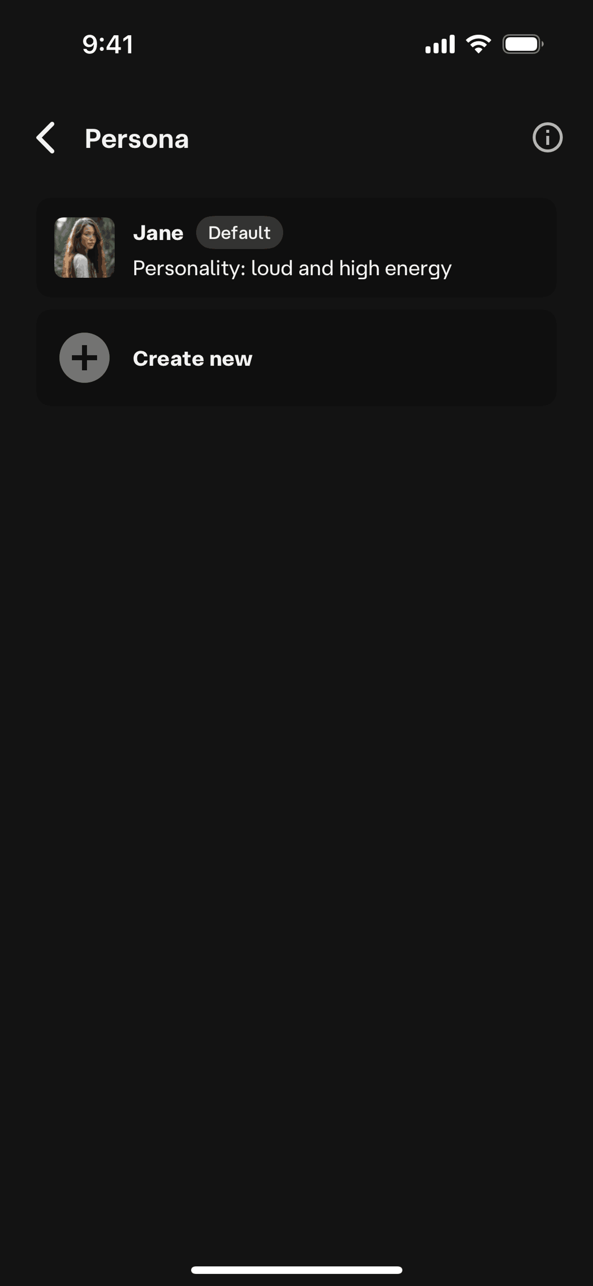 Character AI iOS AI interface screenshot 17