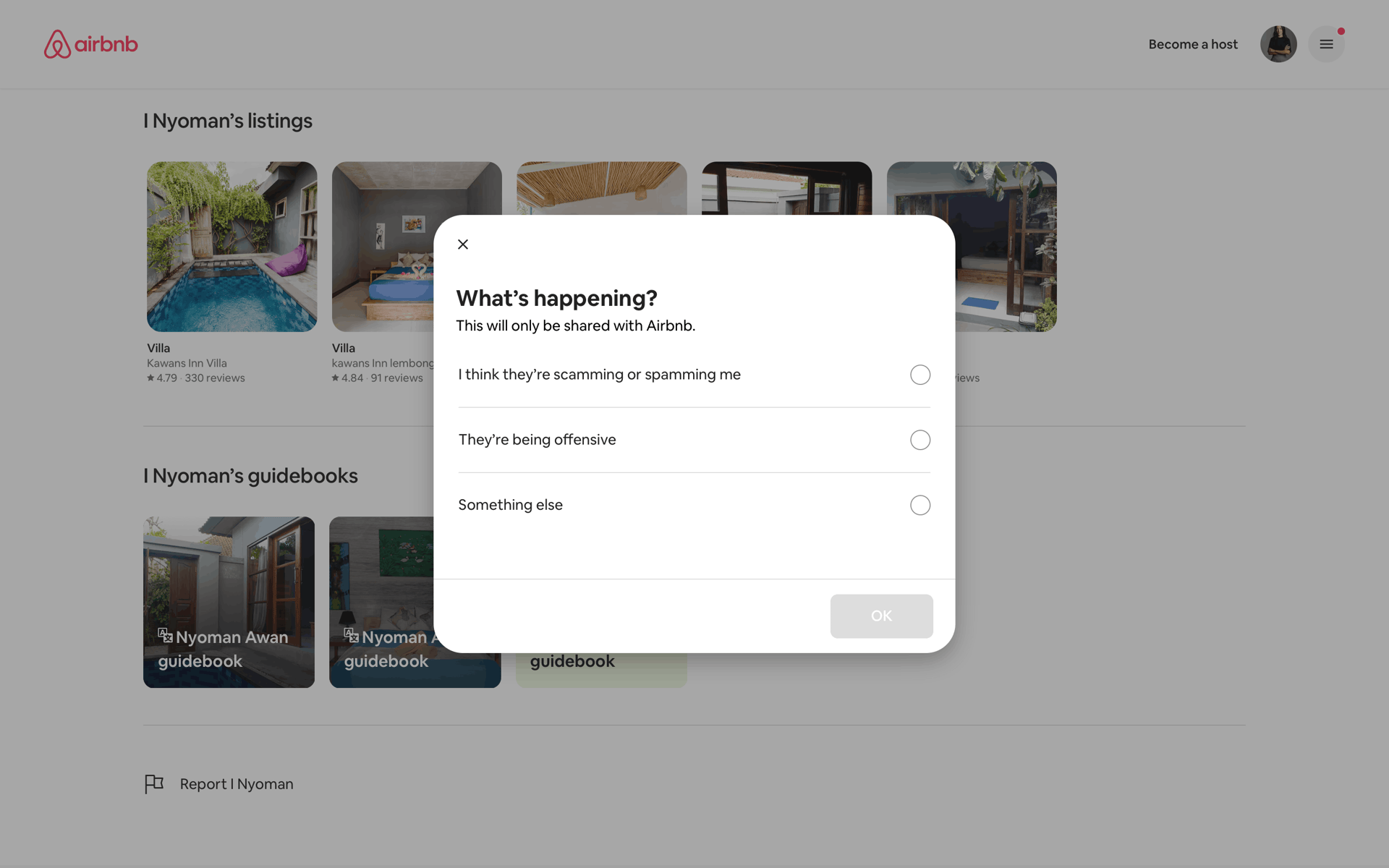 Airbnb Web Real Estate interface screenshot 24
