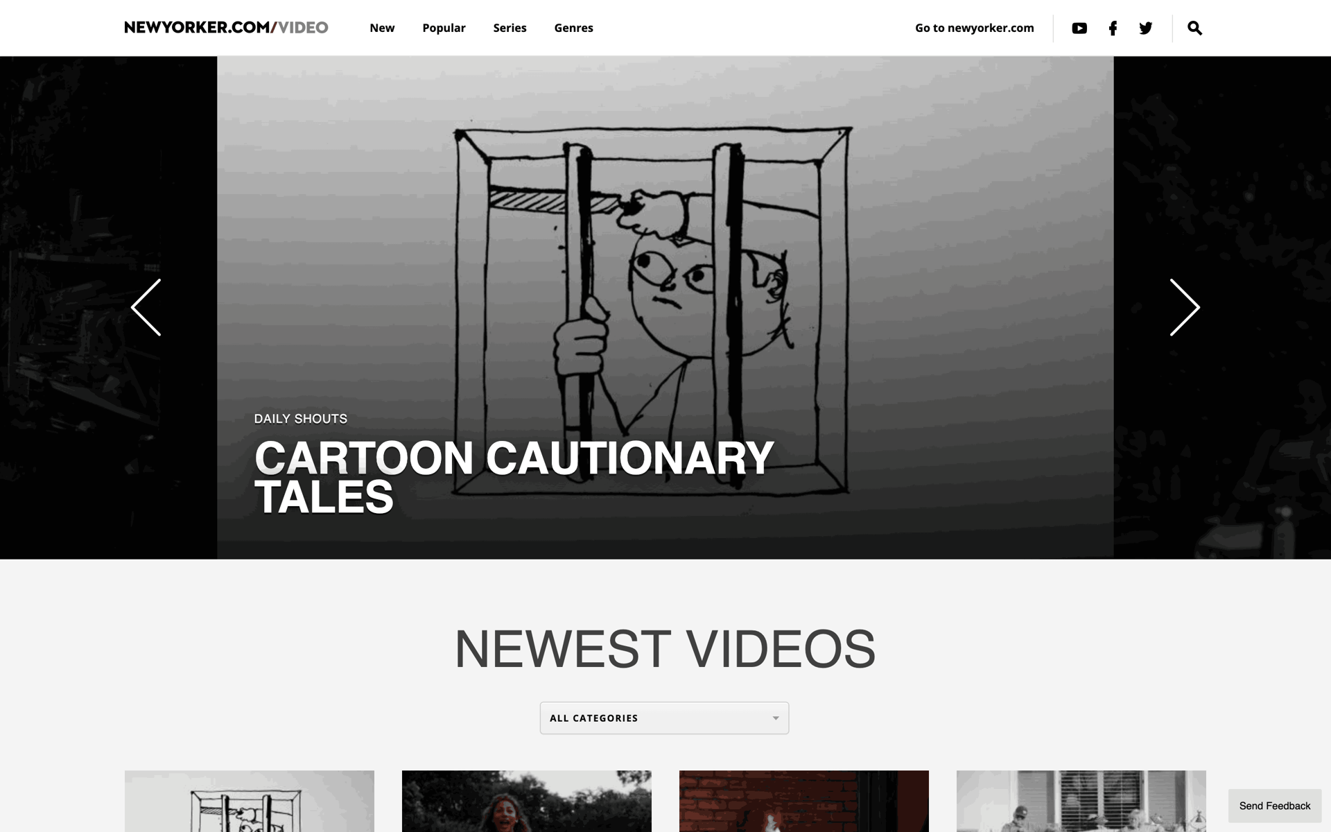 The New Yorker Web News interface screenshot 21