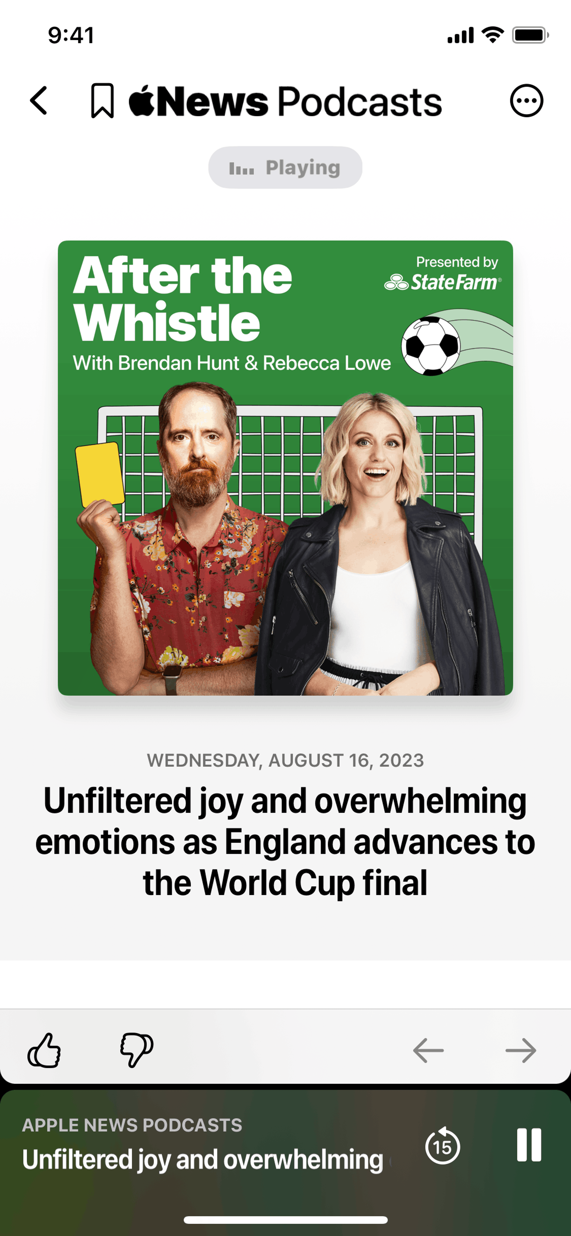 Apple News iOS News interface screenshot 7