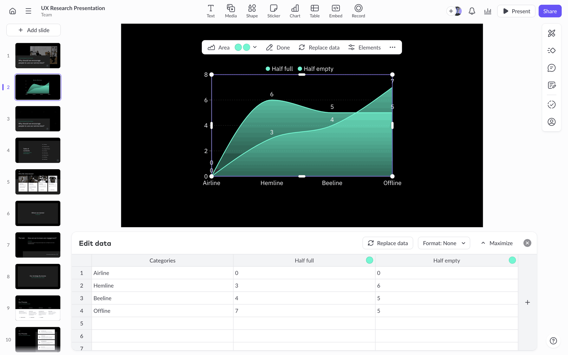 Pitch Web Collaboration interface screenshot 12