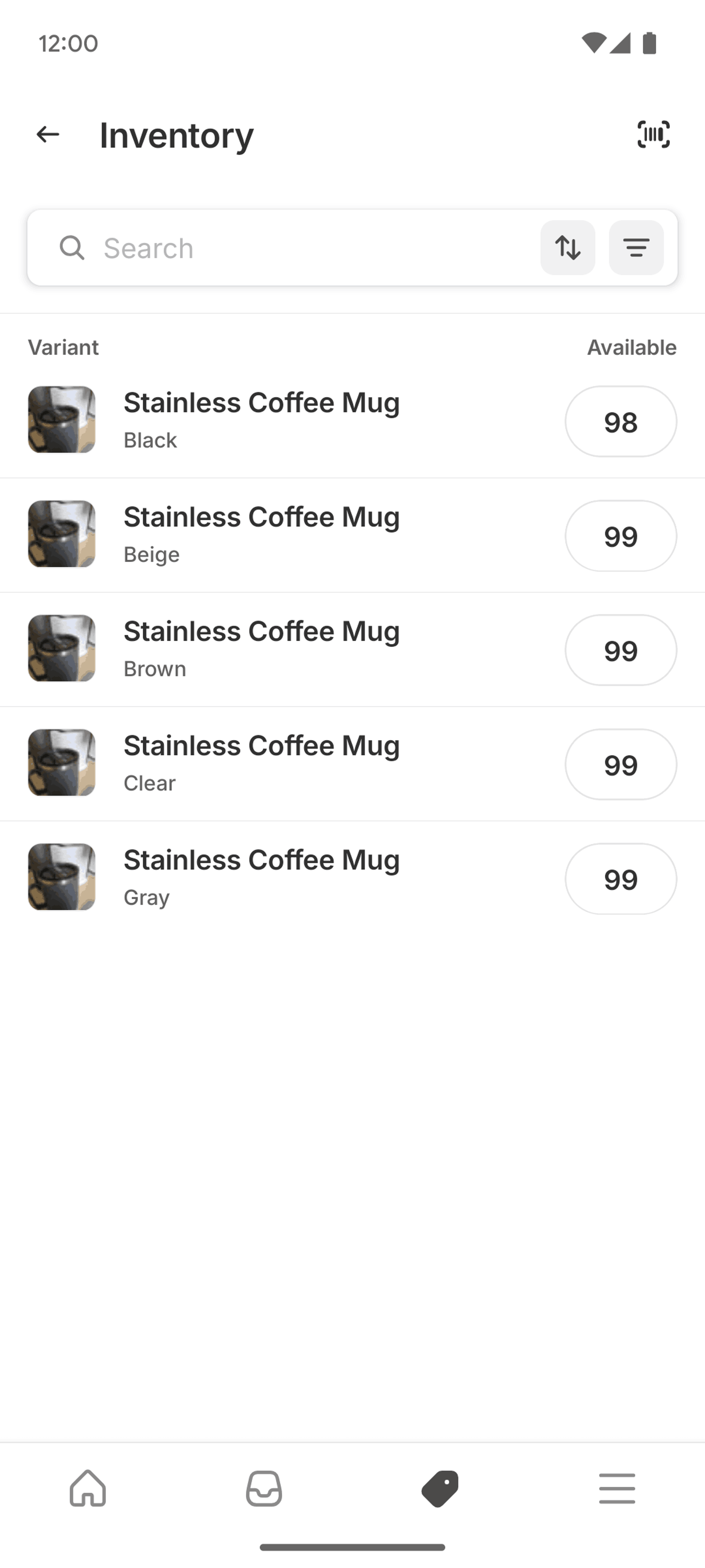 Shopify Android Business interface screenshot 20