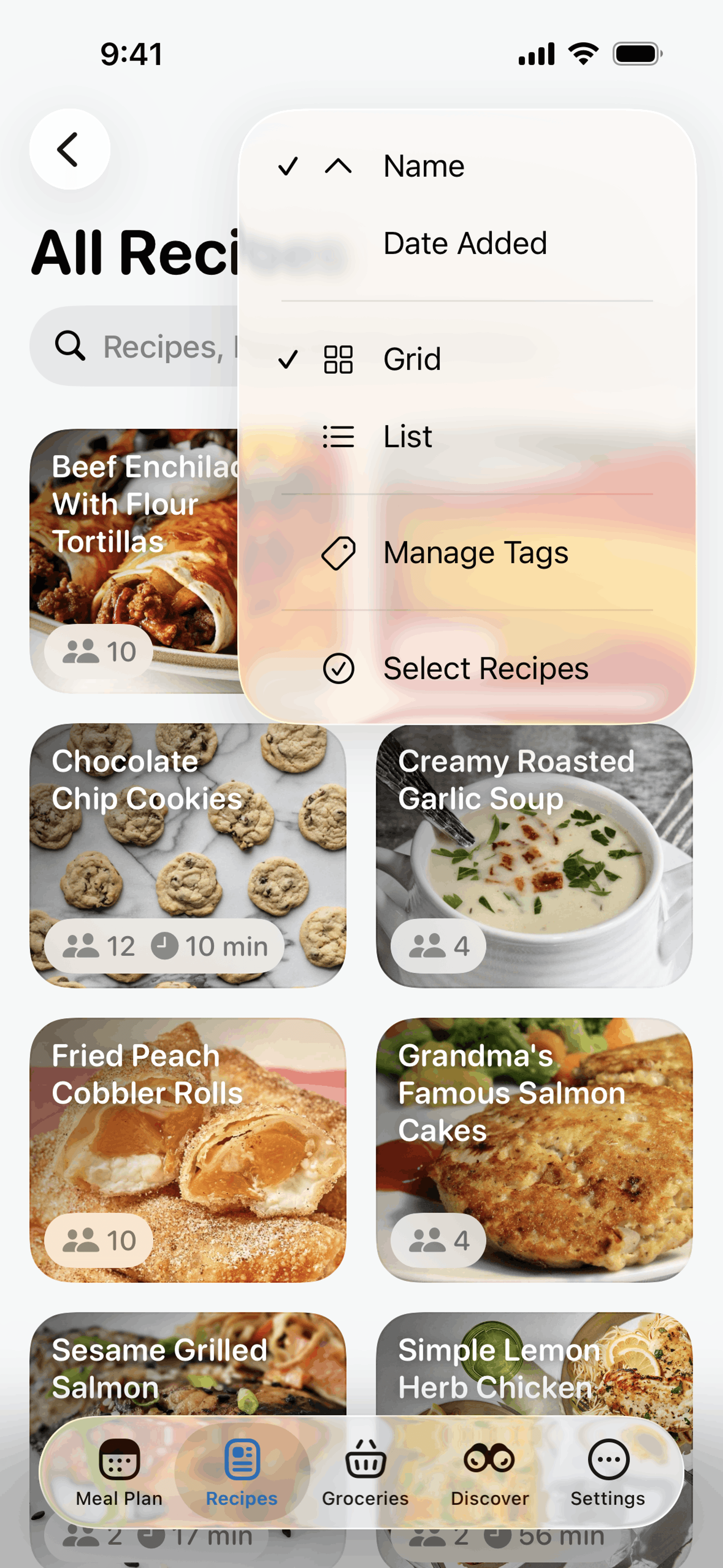 Crouton iOS Food & Drink interface screenshot 15