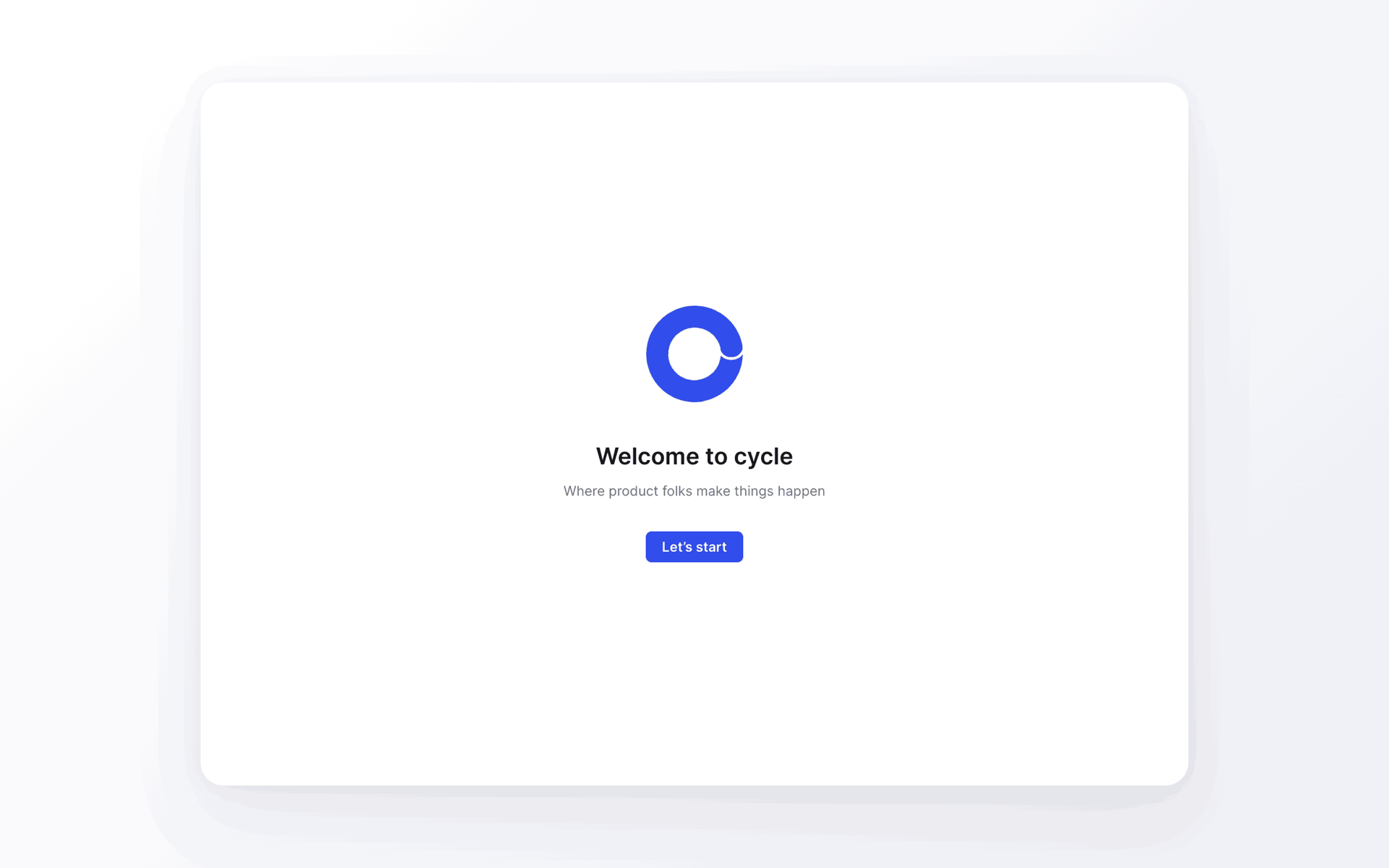 Cycle Web Productivity interface screenshot 4