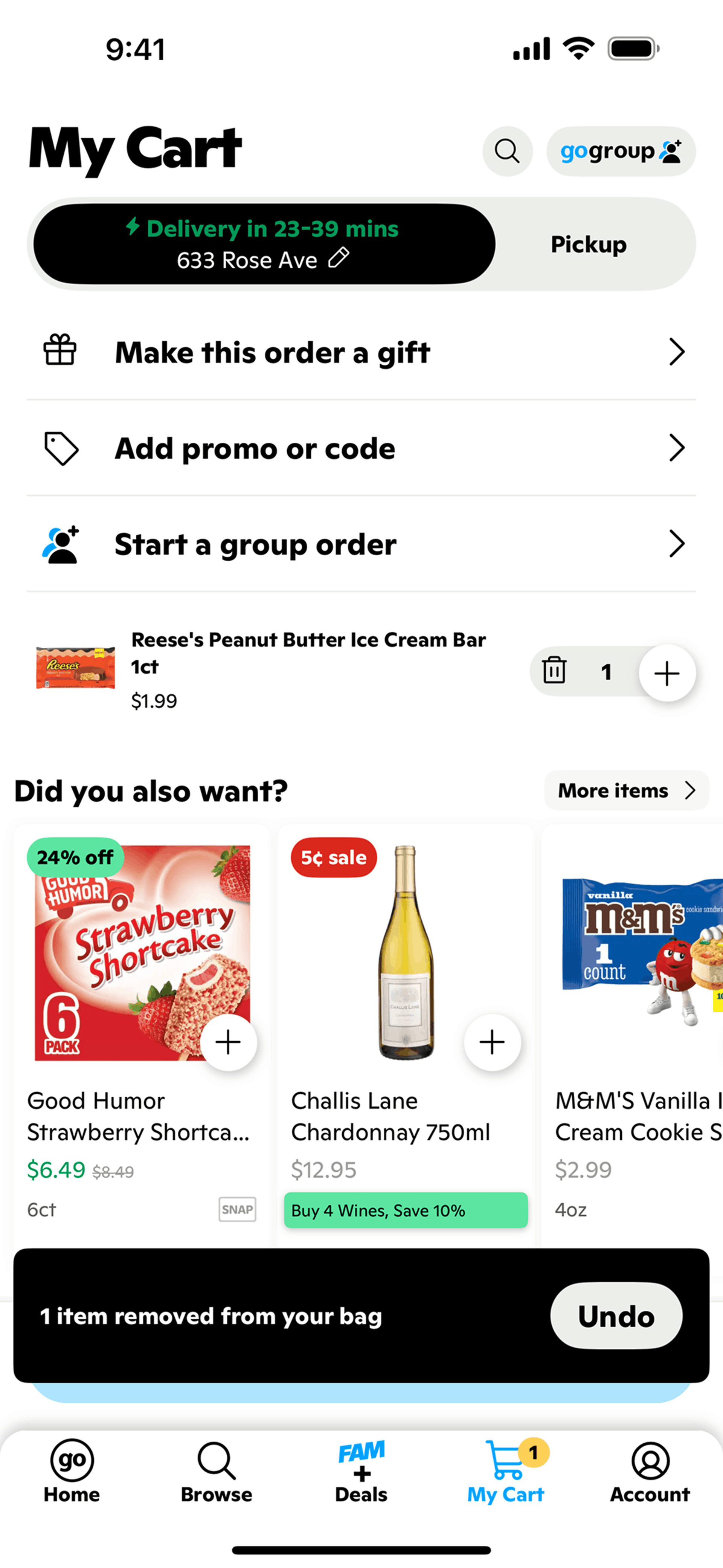 Gopuff iOS Shopping interface screenshot 24