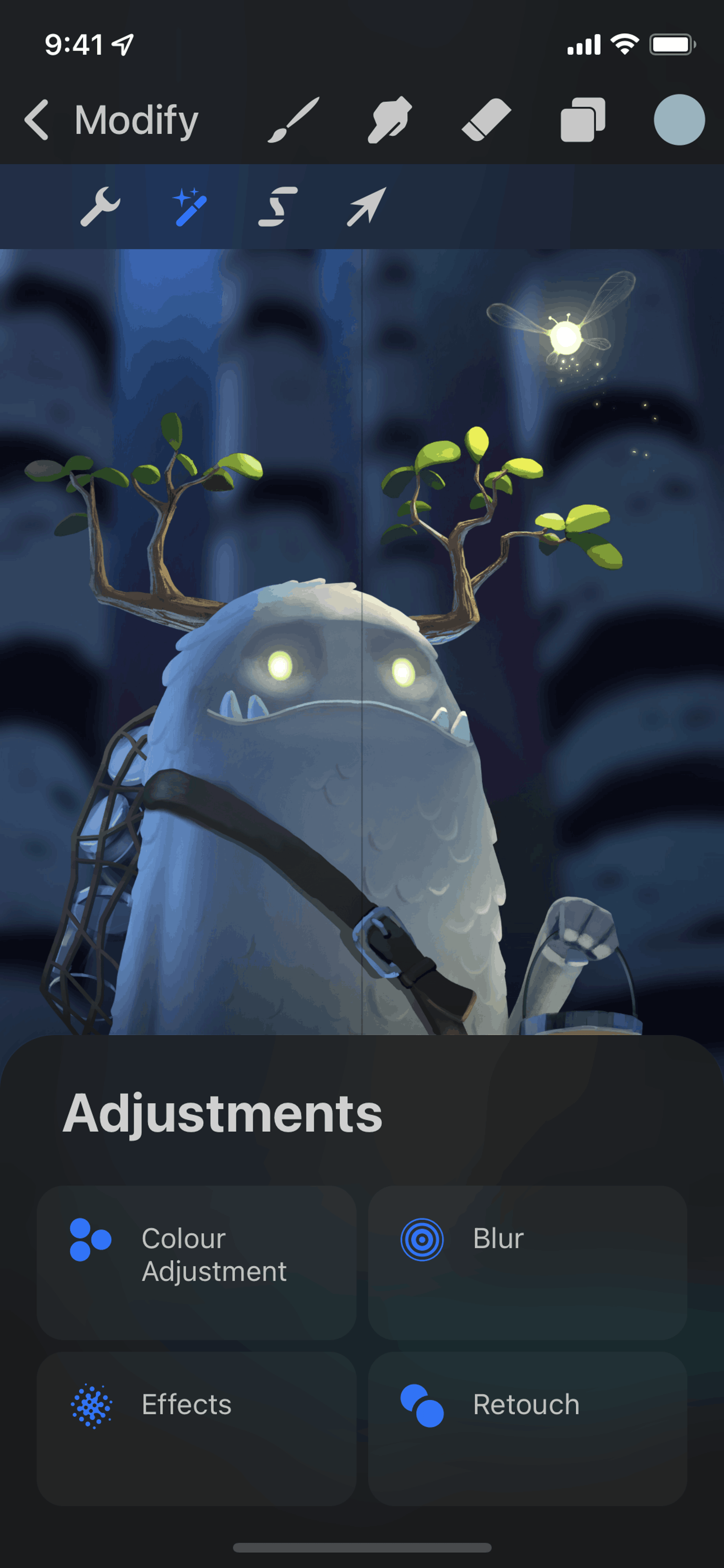 Procreate Pocket iOS Graphics & Design interface screenshot 4
