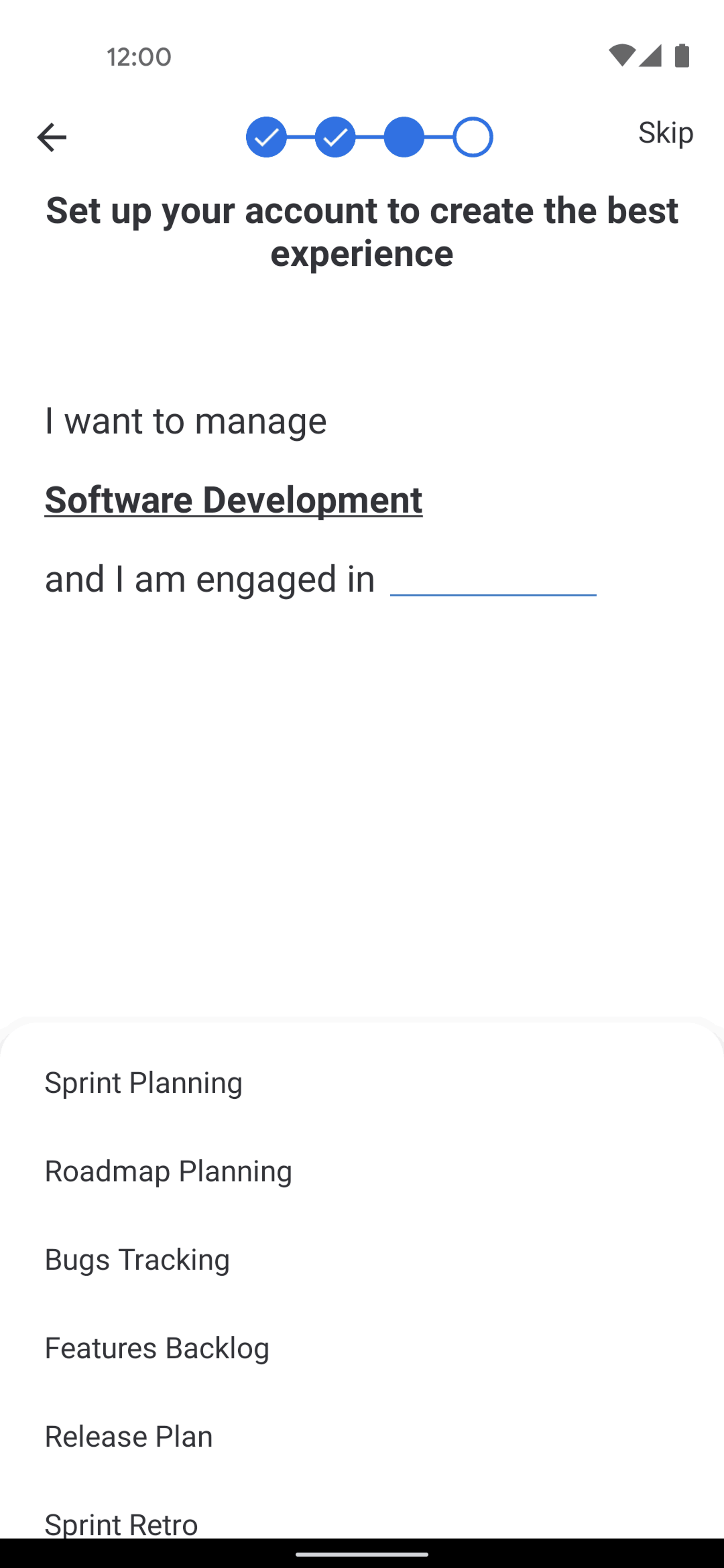 monday.com Android Collaboration interface screenshot 14