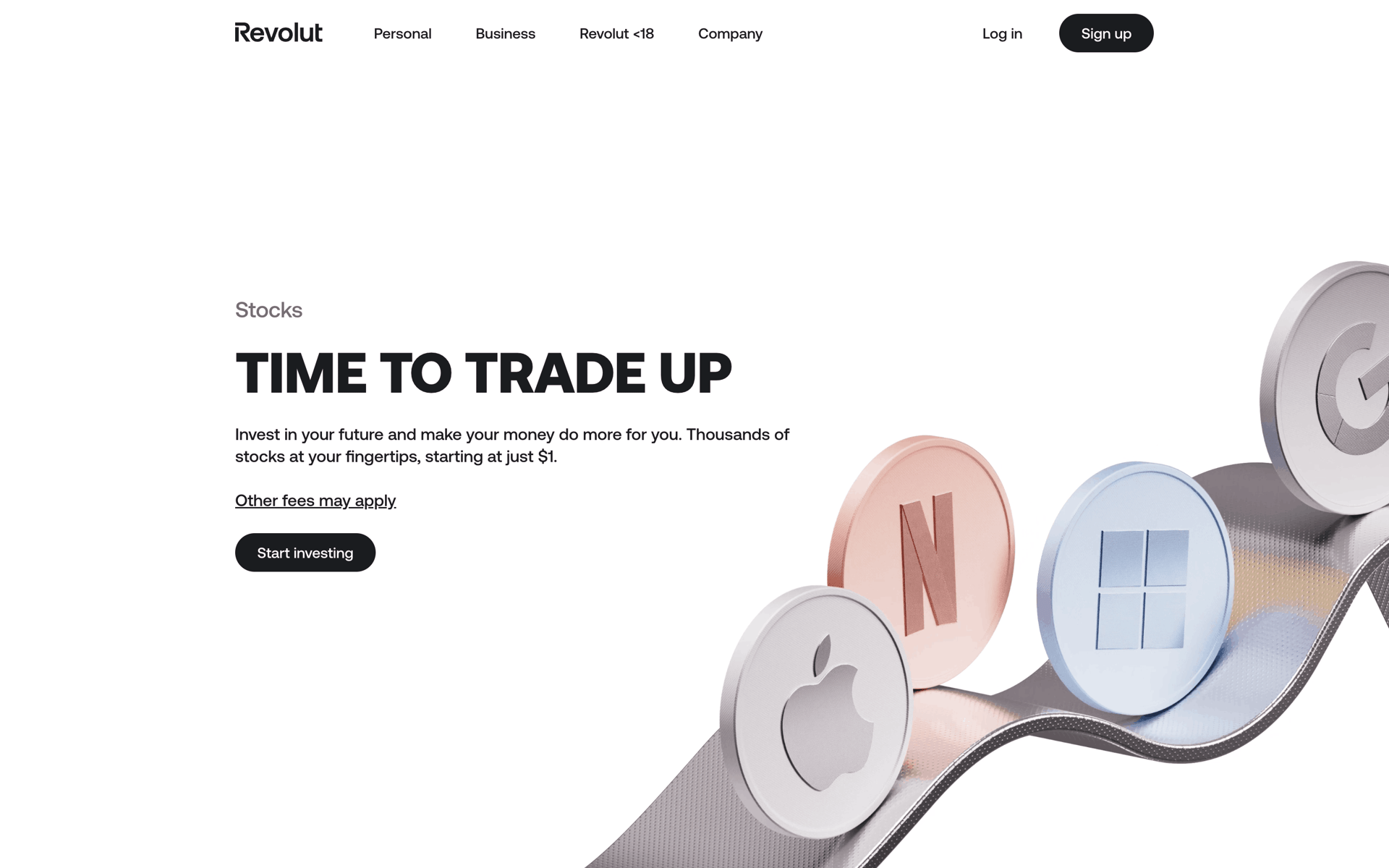 Revolut Web Finance interface screenshot 17