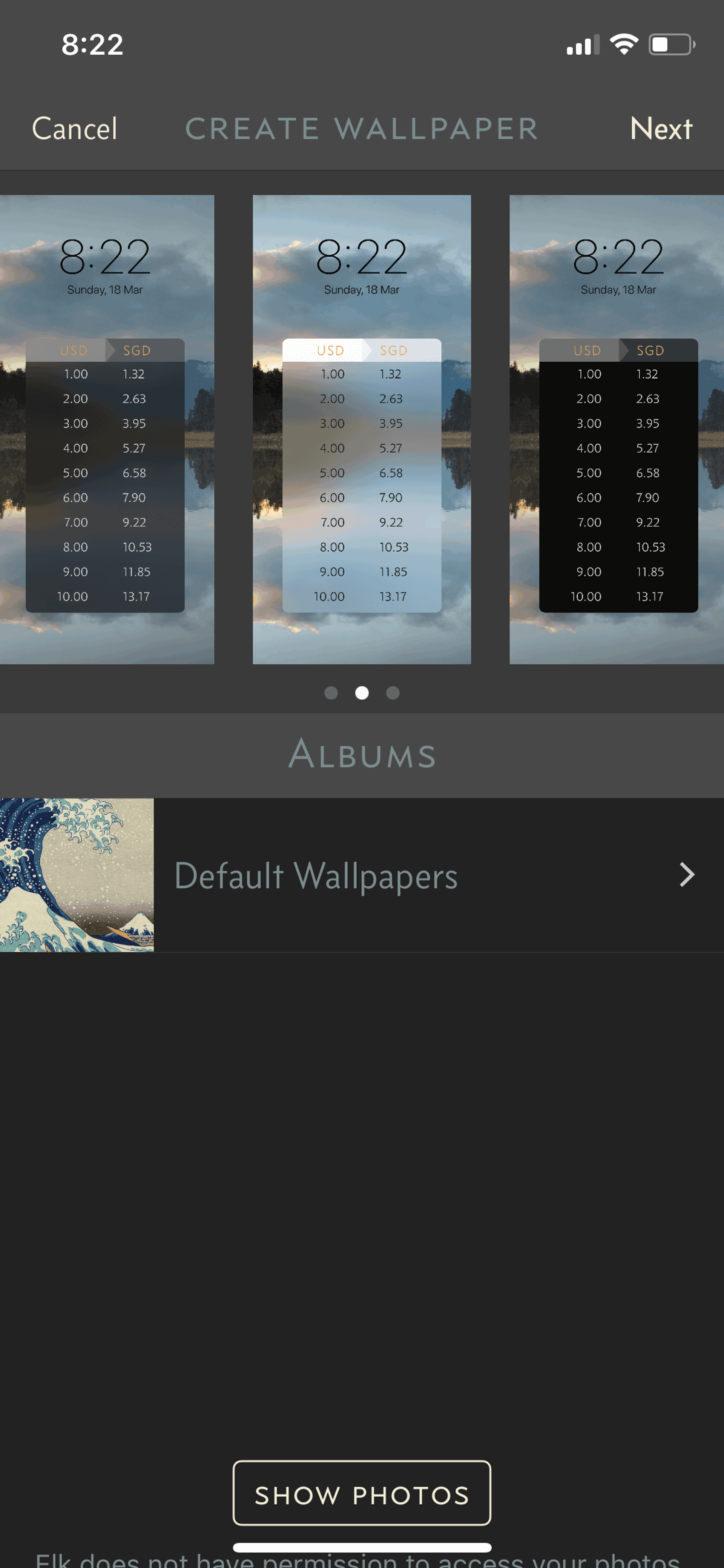 Elk iOS Utilities interface screenshot 7