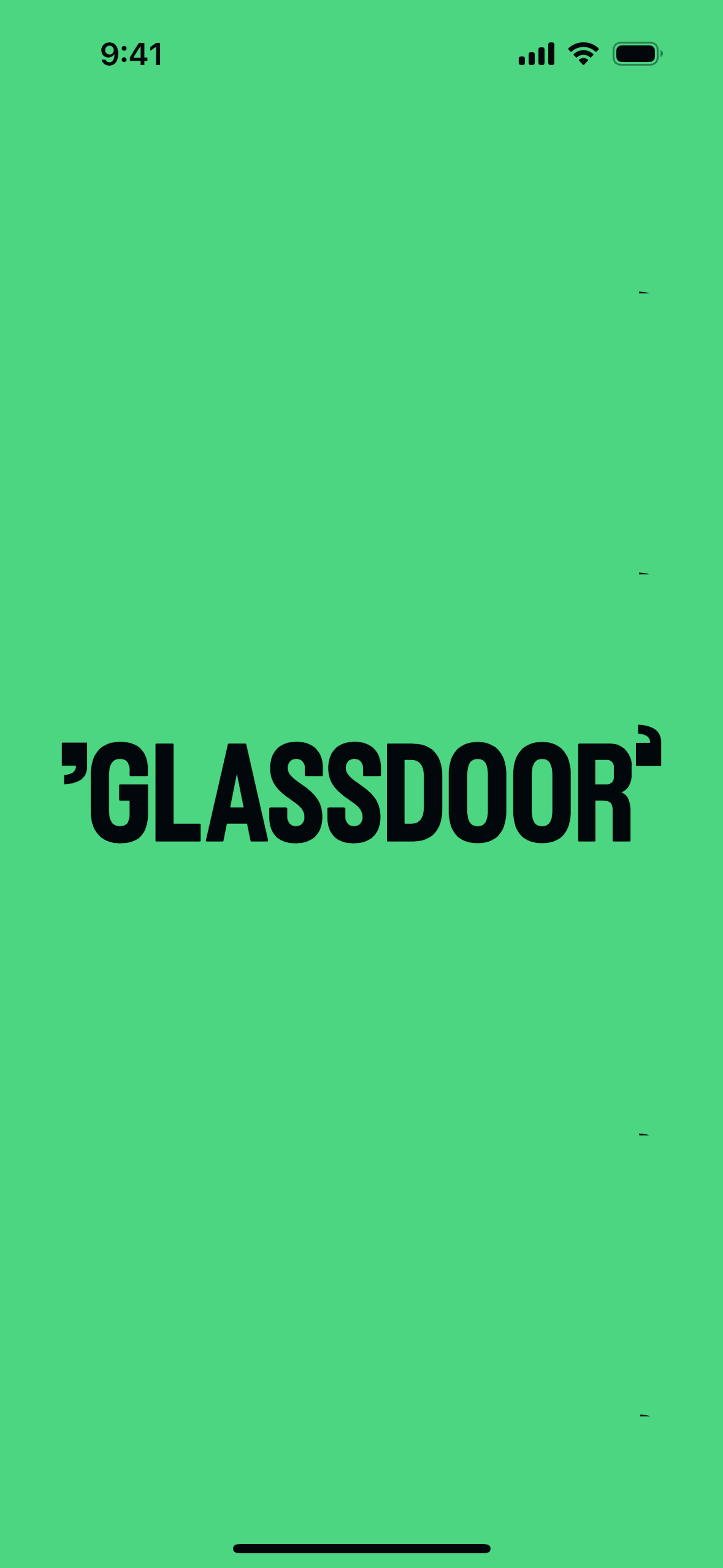 Glassdoor iOS Jobs & Recruitment interface screenshot 1
