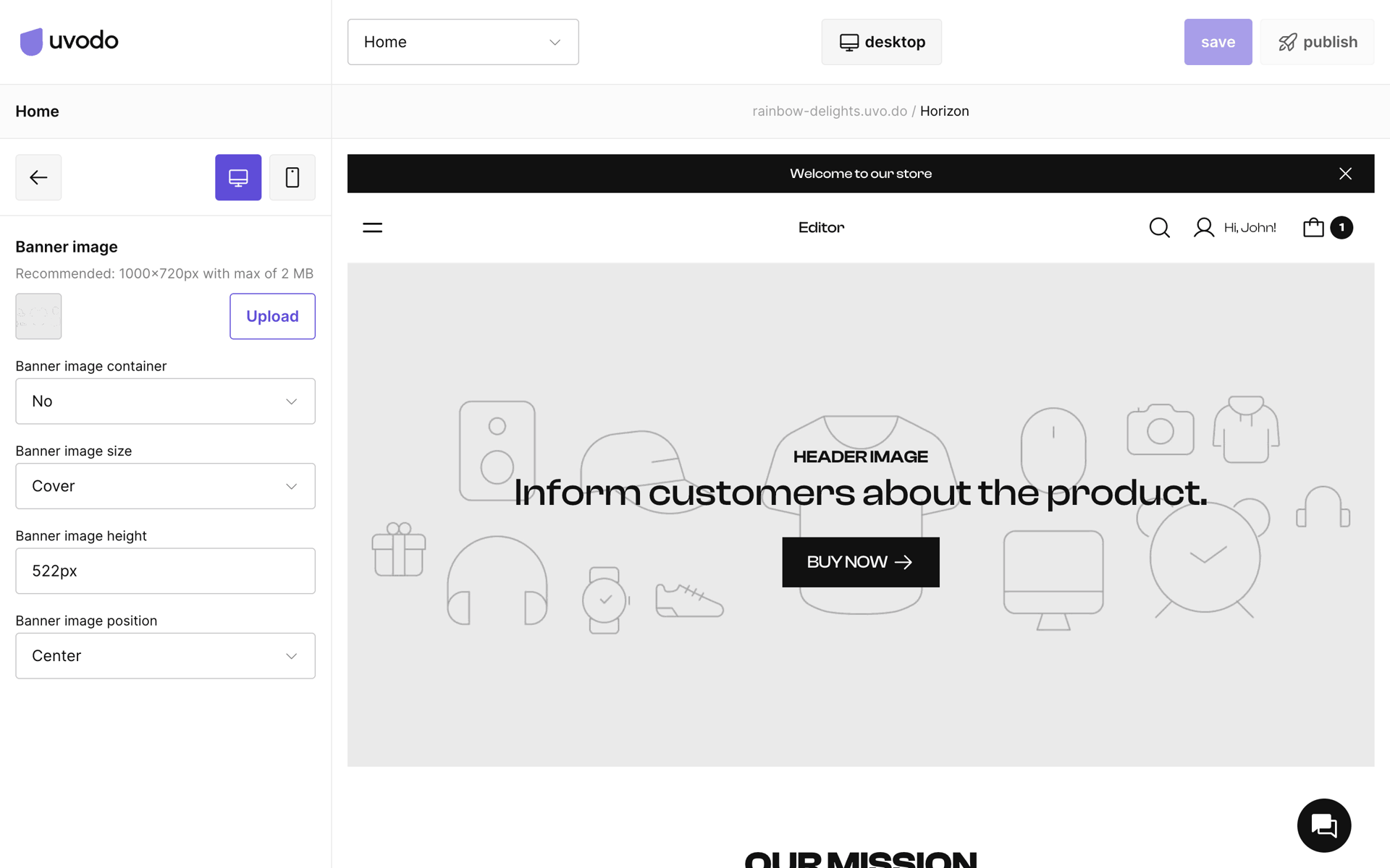 Uvodo Web Business interface screenshot 20