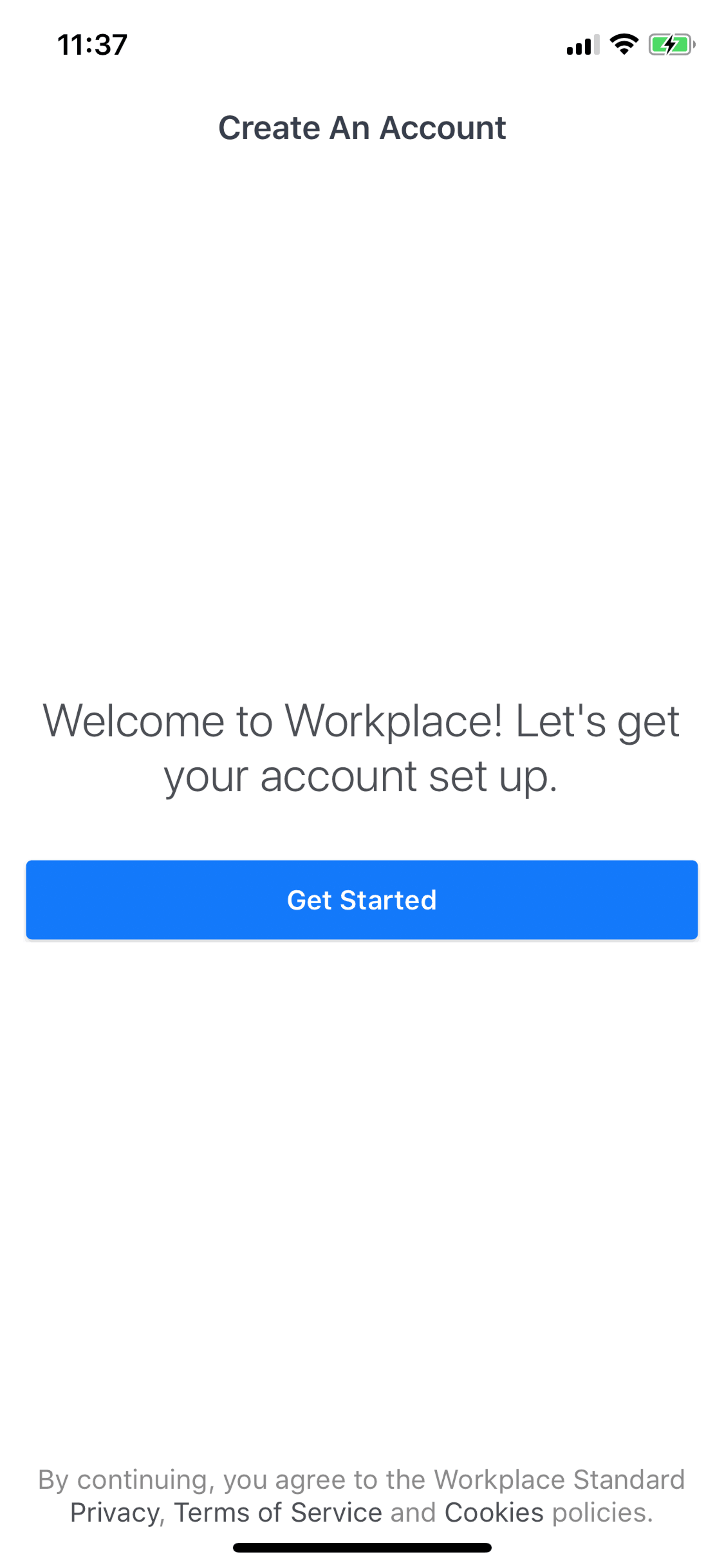 Workplace iOS Business interface screenshot 7