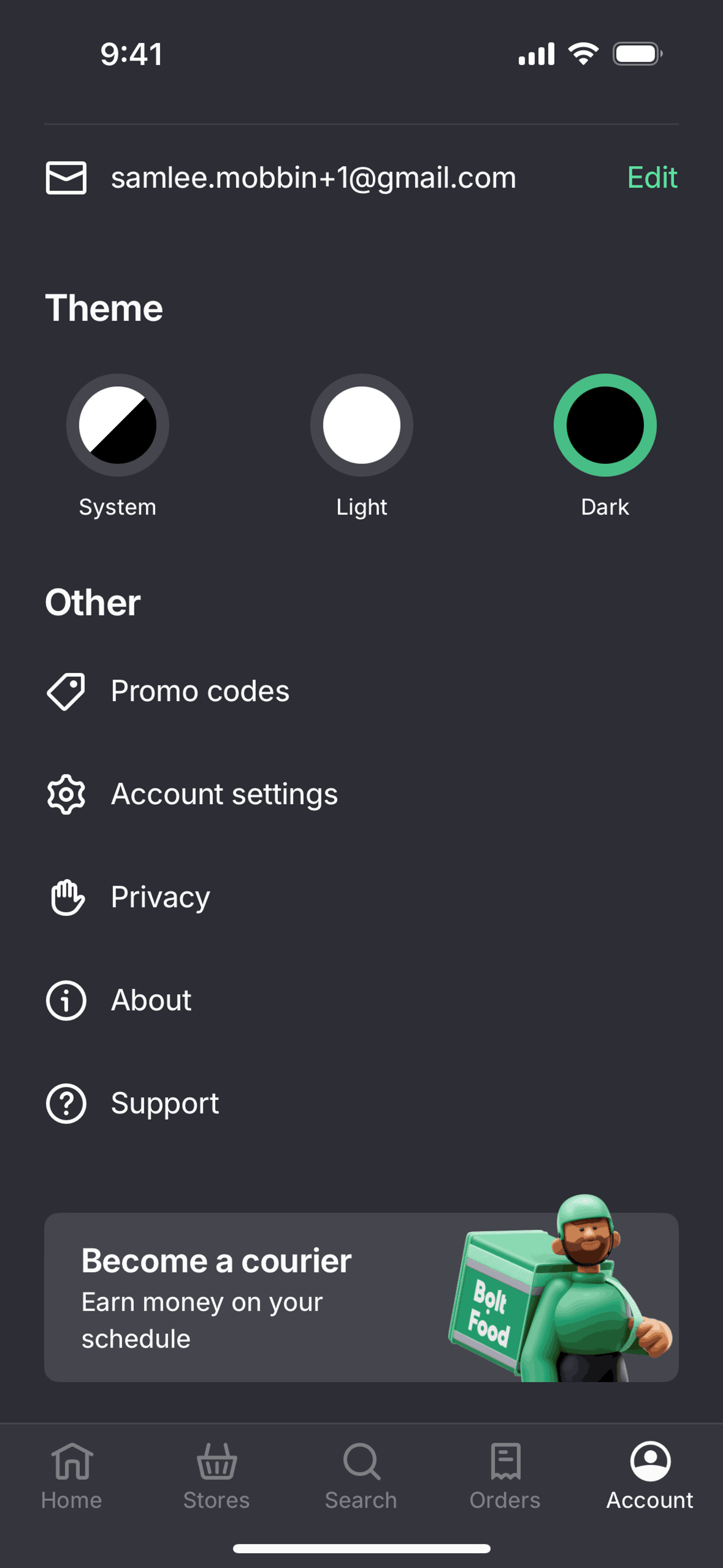 Bolt Food iOS Food & Drink interface screenshot 13