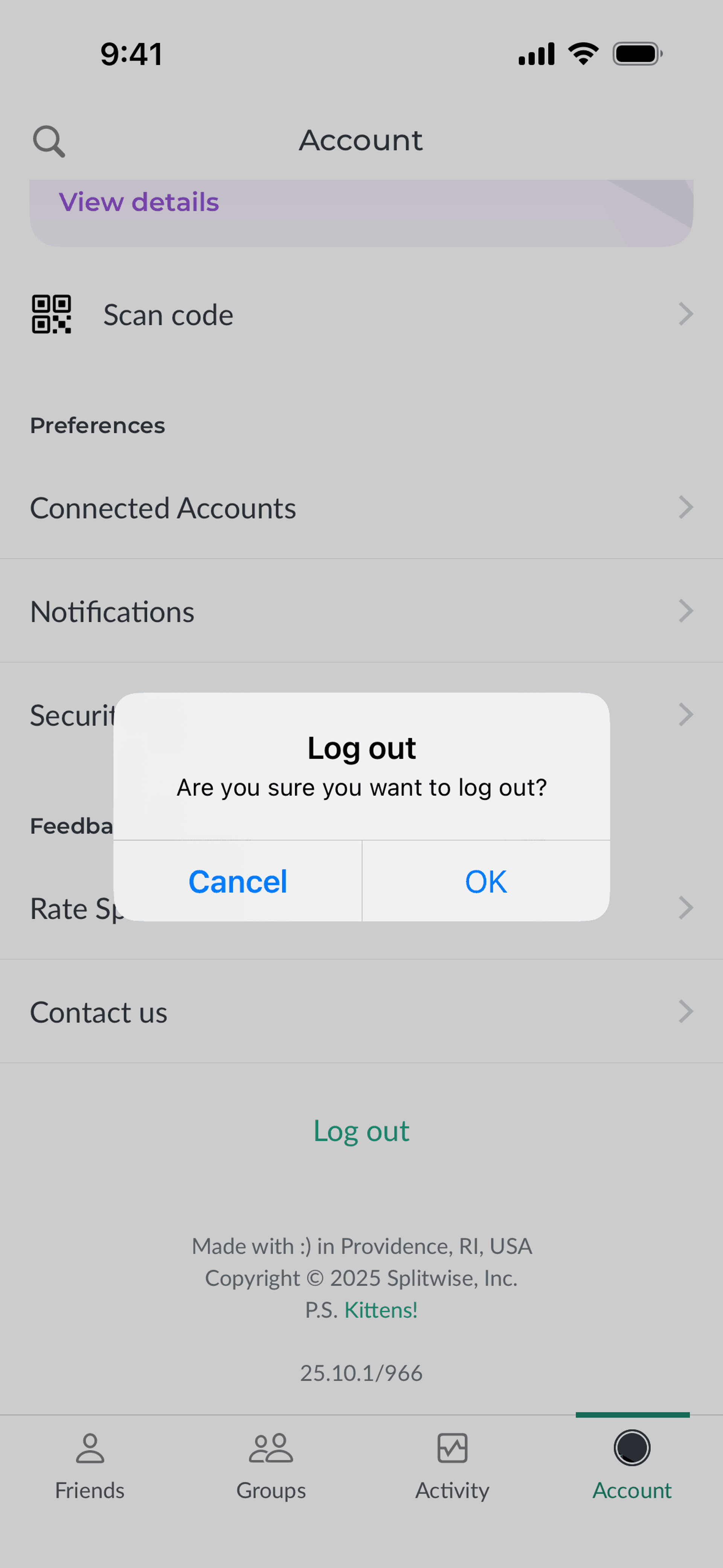 Splitwise iOS Finance interface screenshot 21