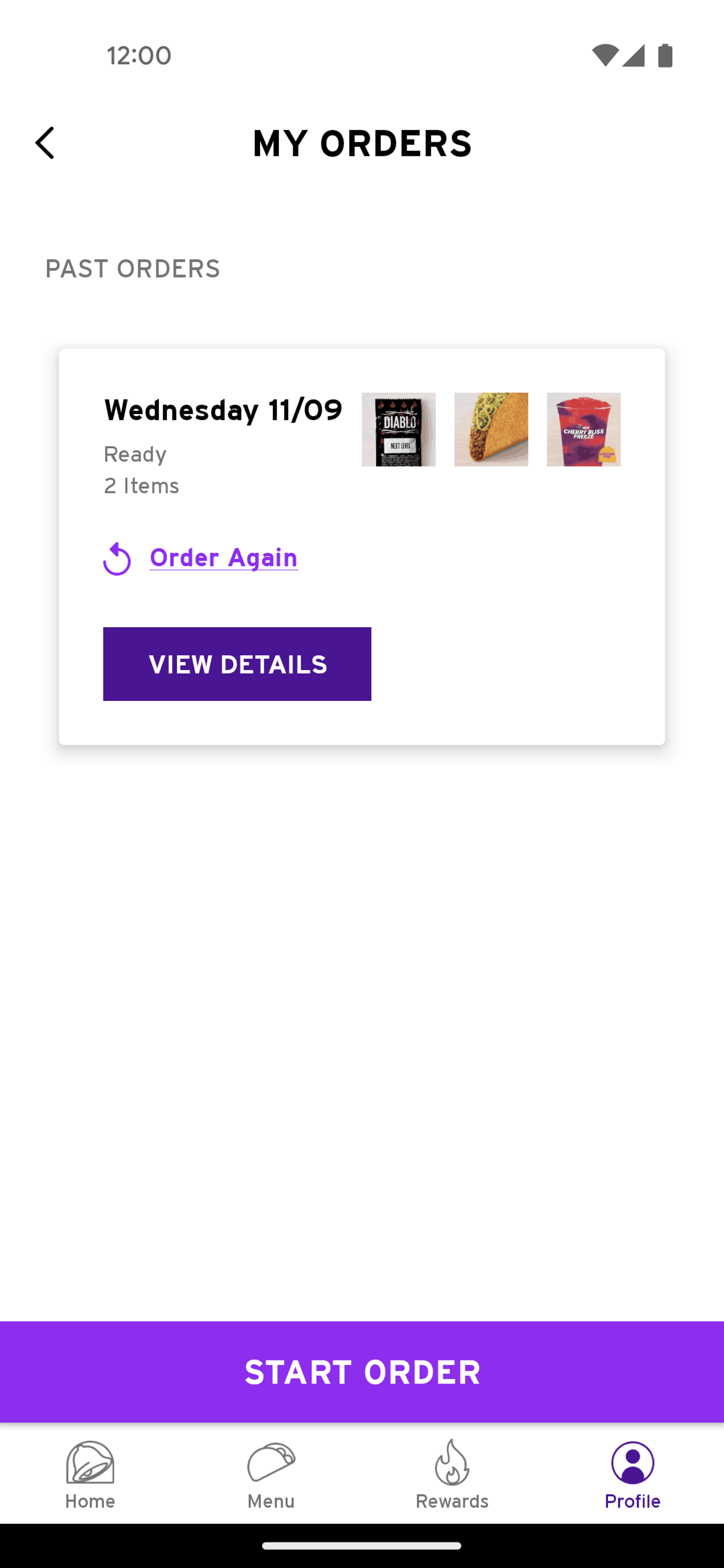 Taco Bell Android Food & Drink interface screenshot 18