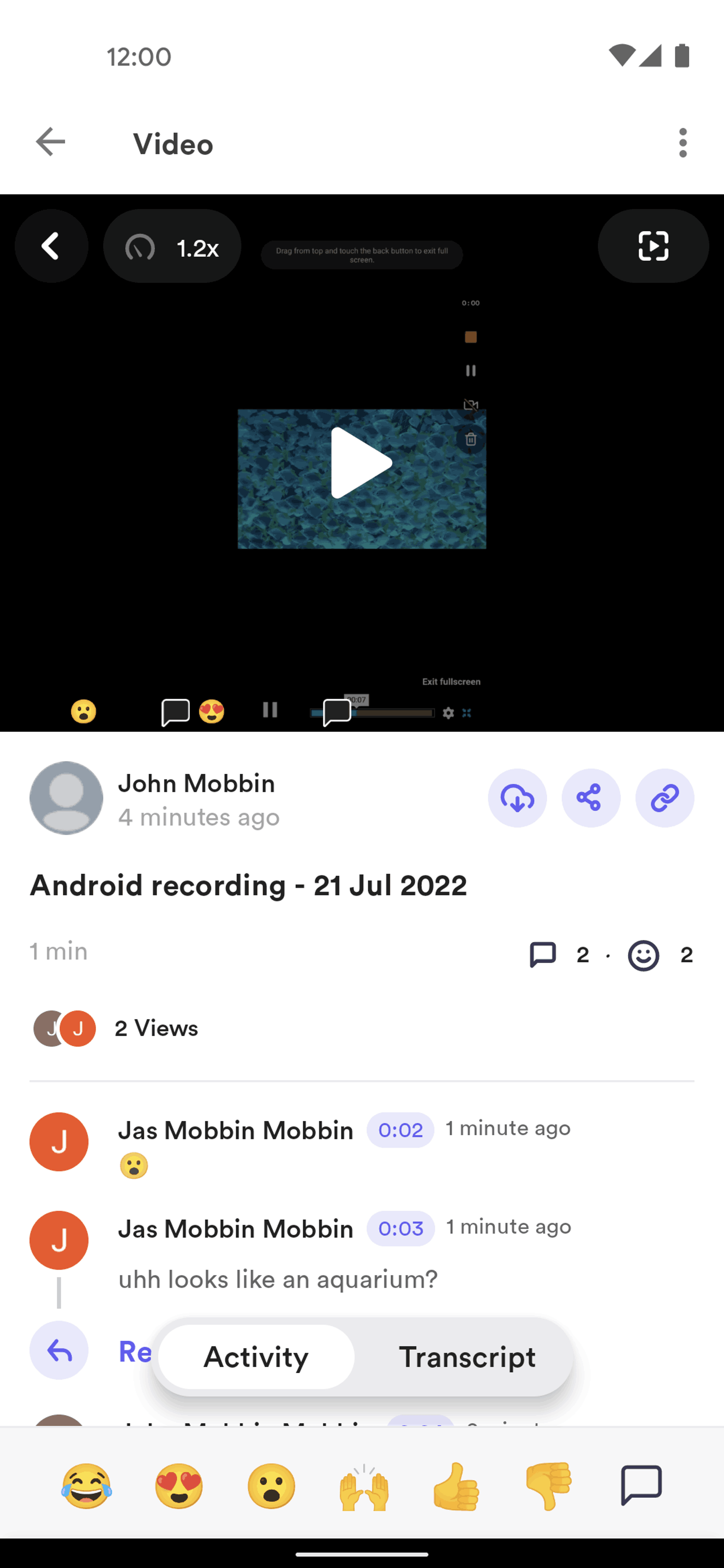 Loom Android Business interface screenshot 11
