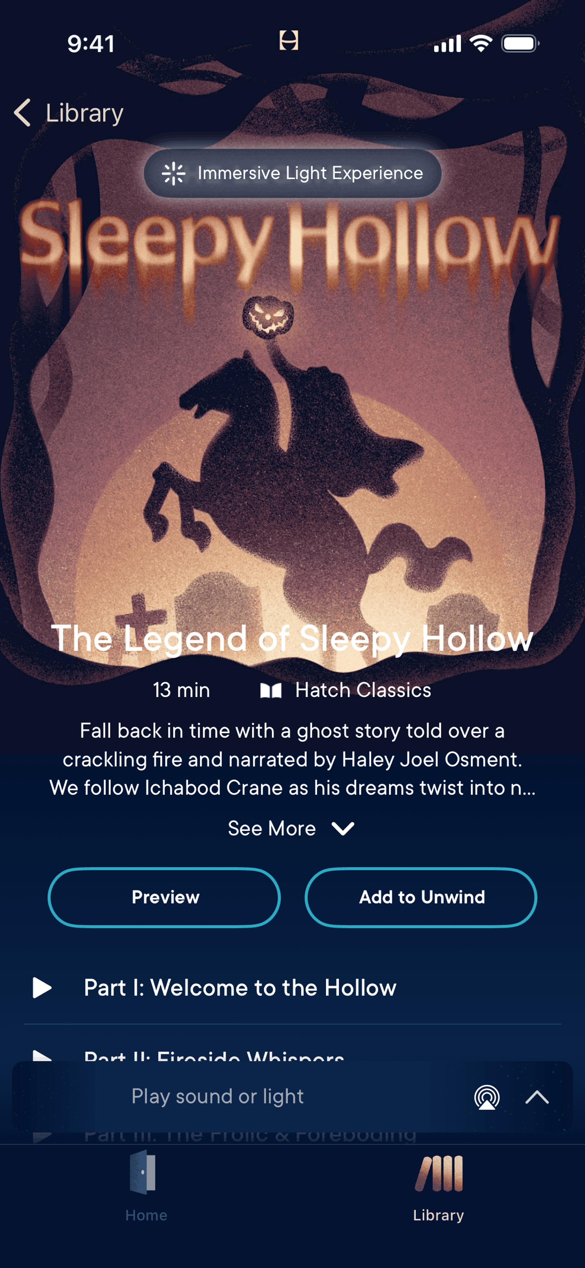 Hatch Sleep iOS Health & Fitness interface screenshot 16