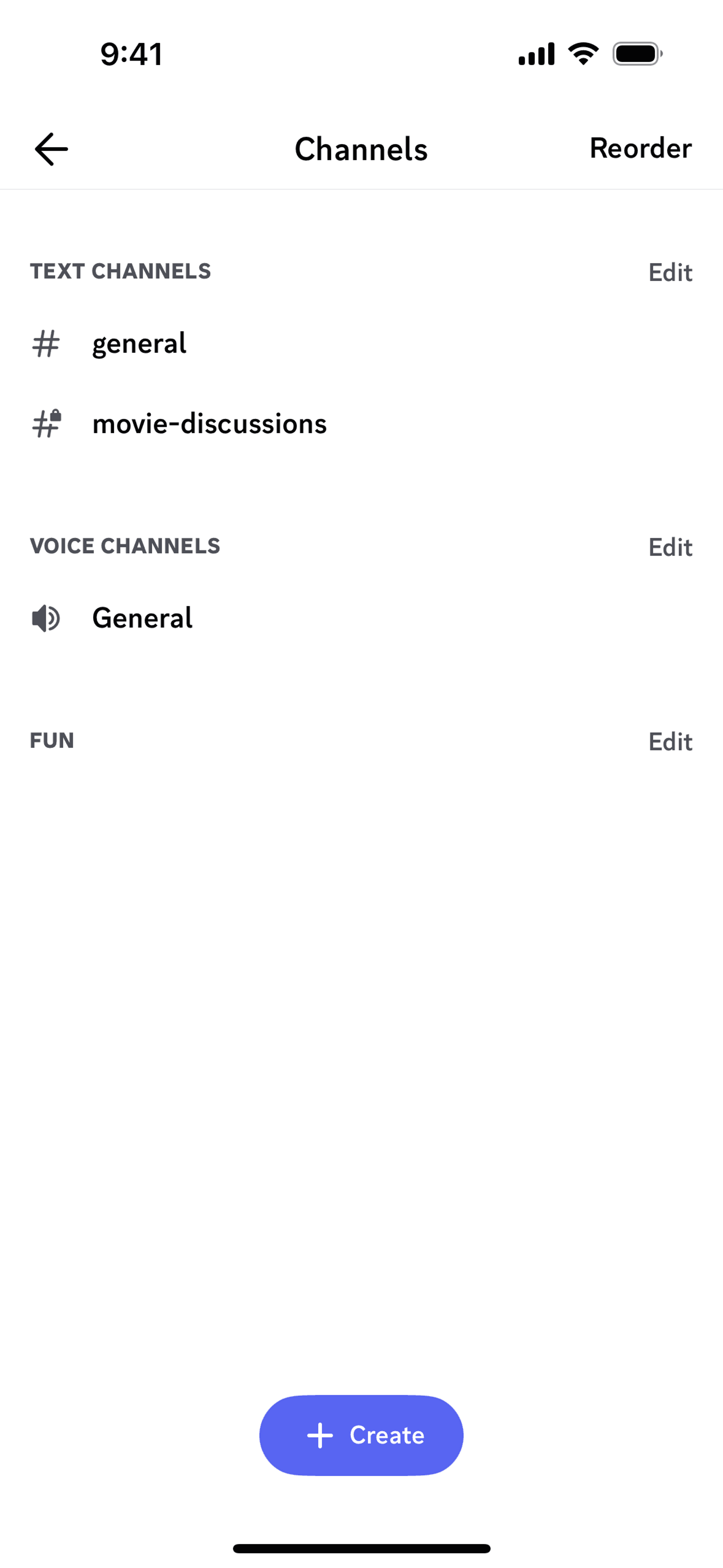 Discord iOS Social Networking interface screenshot 17