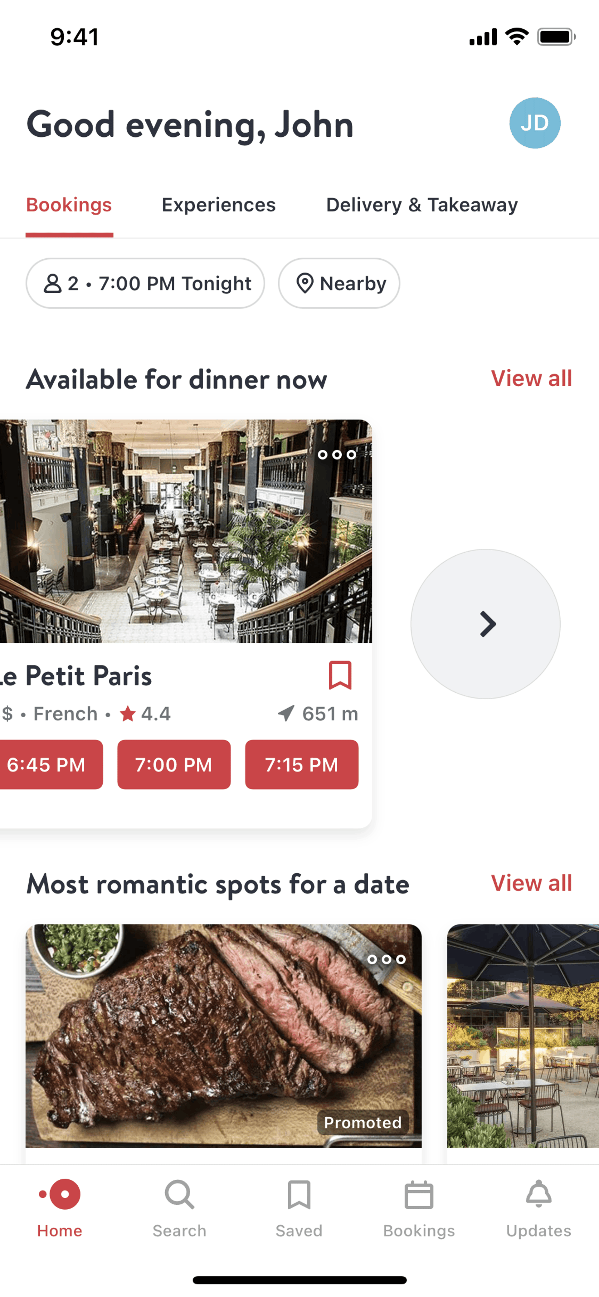 OpenTable iOS Food & Drink interface screenshot 24