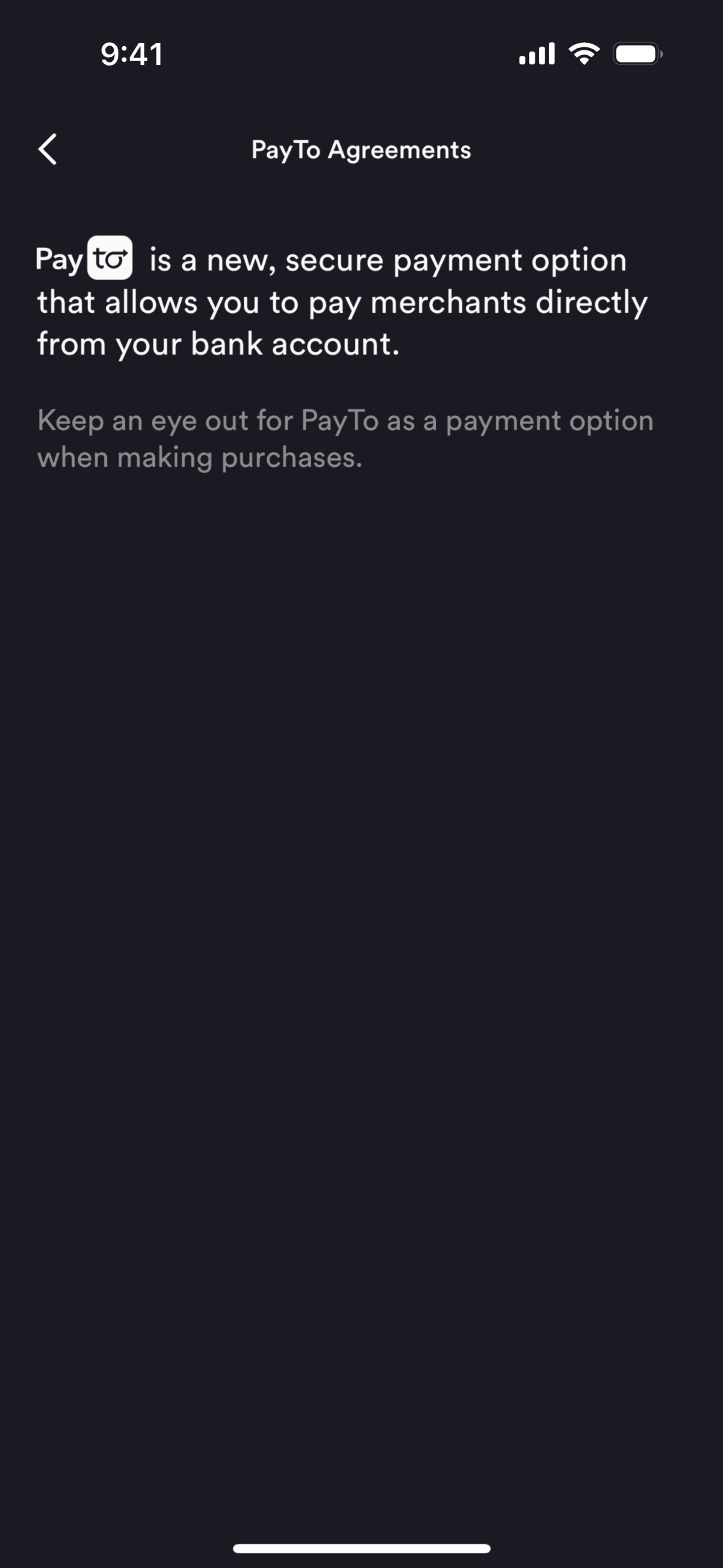 Up iOS Finance interface screenshot 11