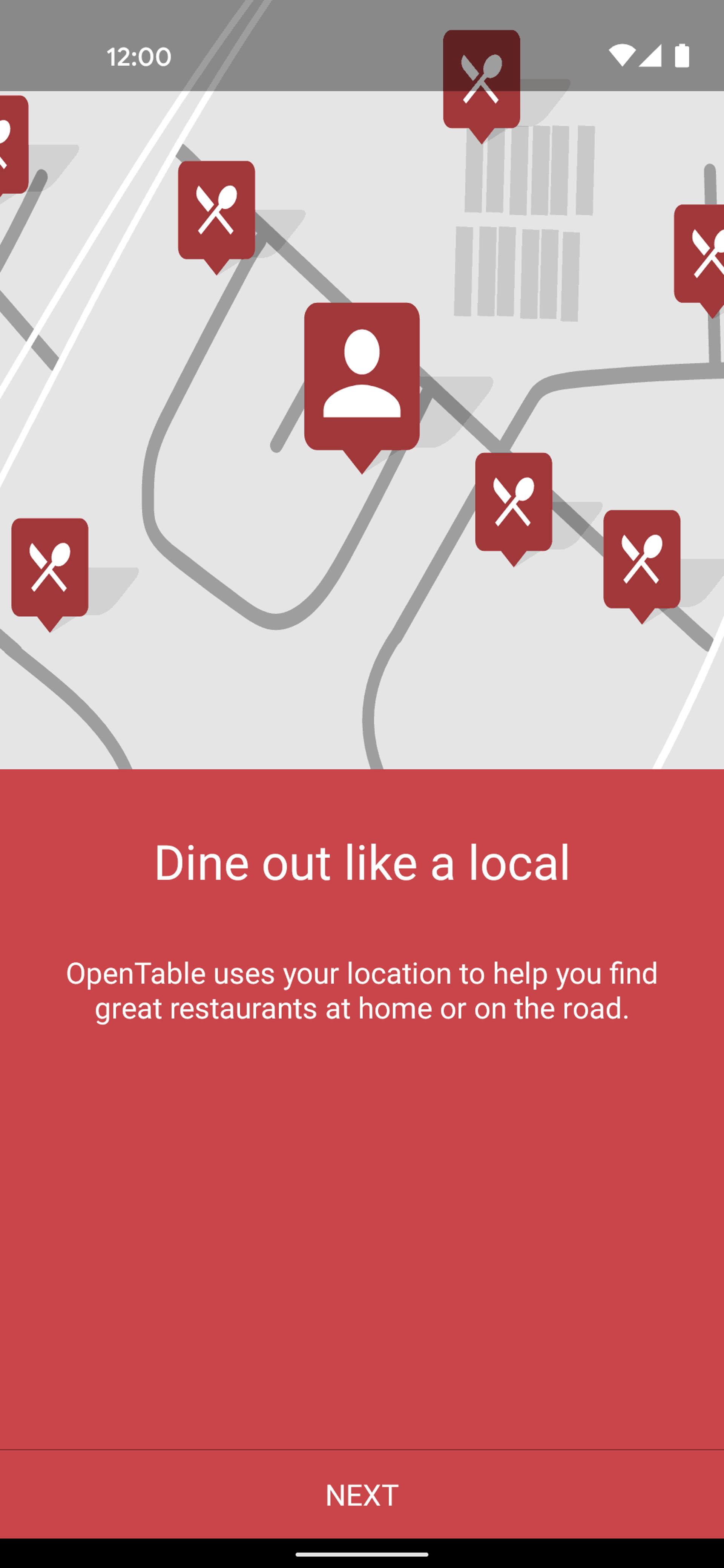 OpenTable Android Food & Drink interface screenshot 7