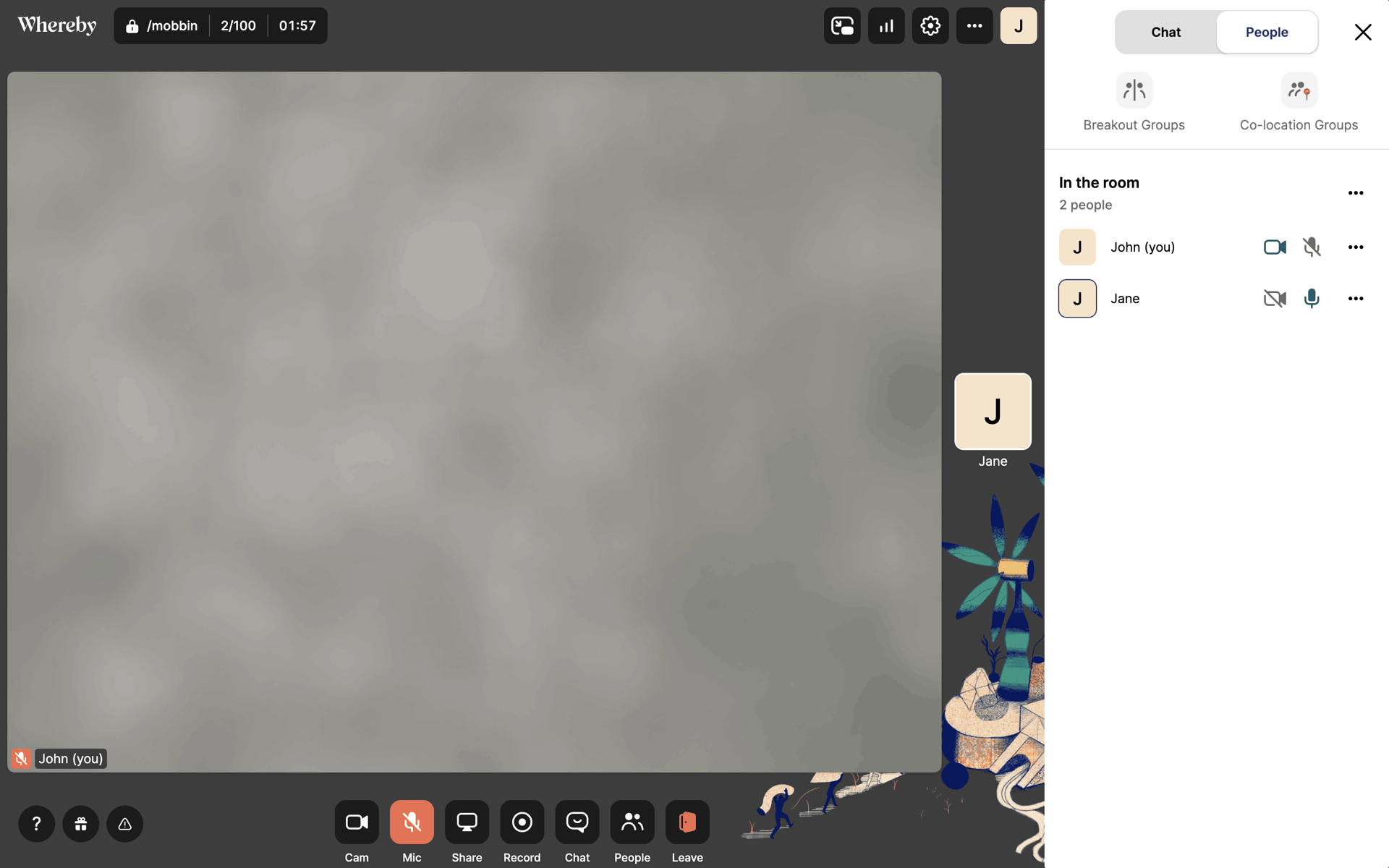 Whereby Web Business interface screenshot 13