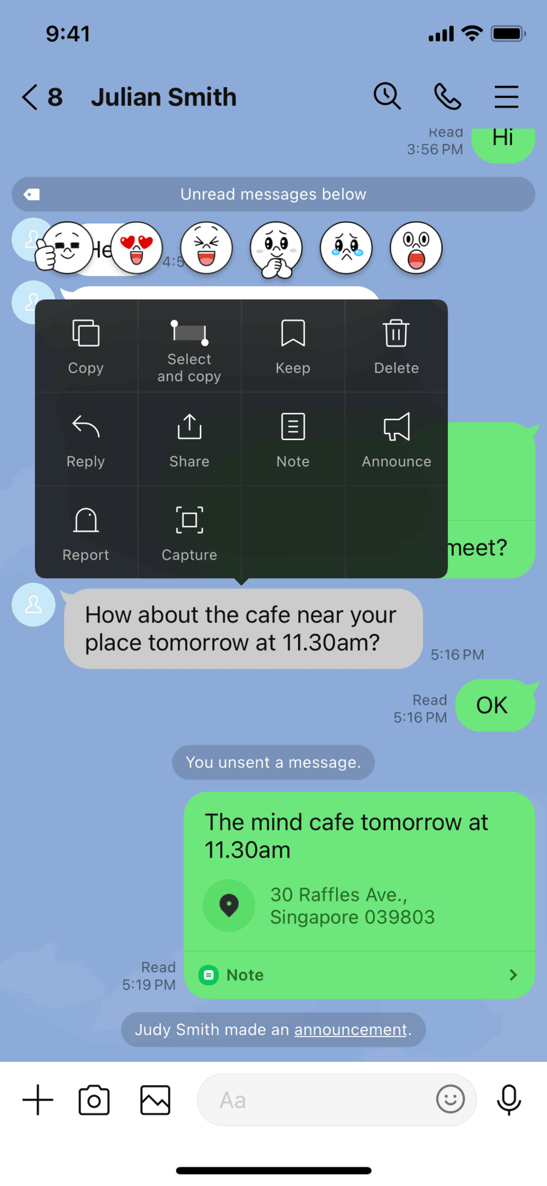 LINE iOS Social Networking interface screenshot 16