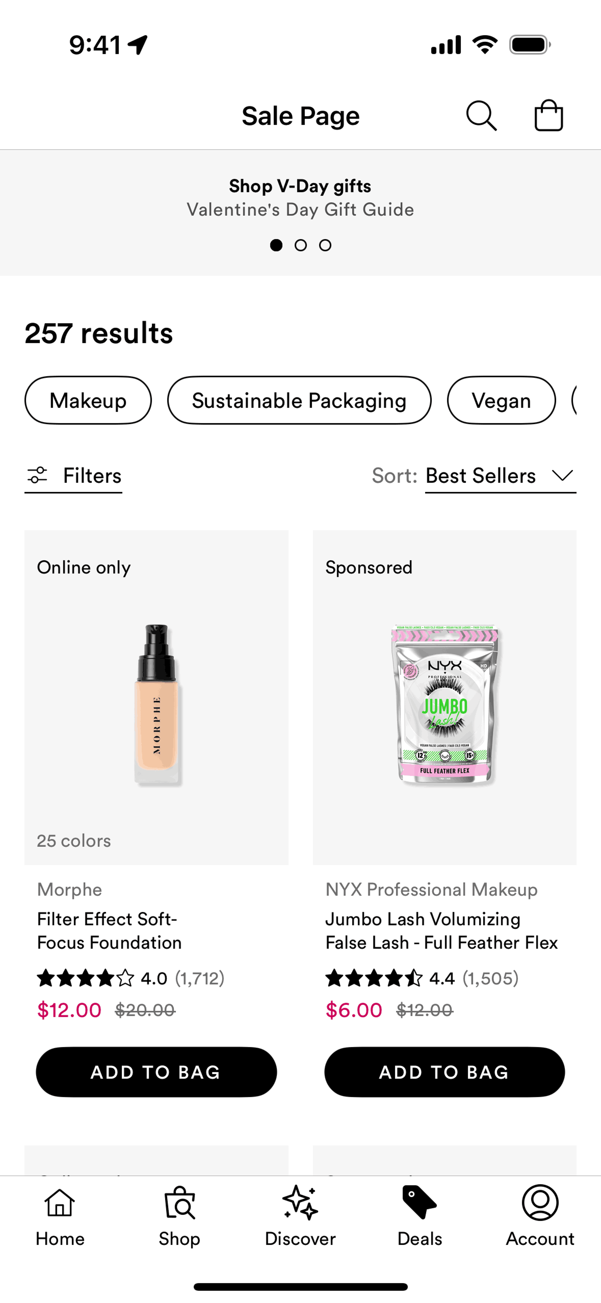 Ulta Beauty iOS Shopping interface screenshot 17