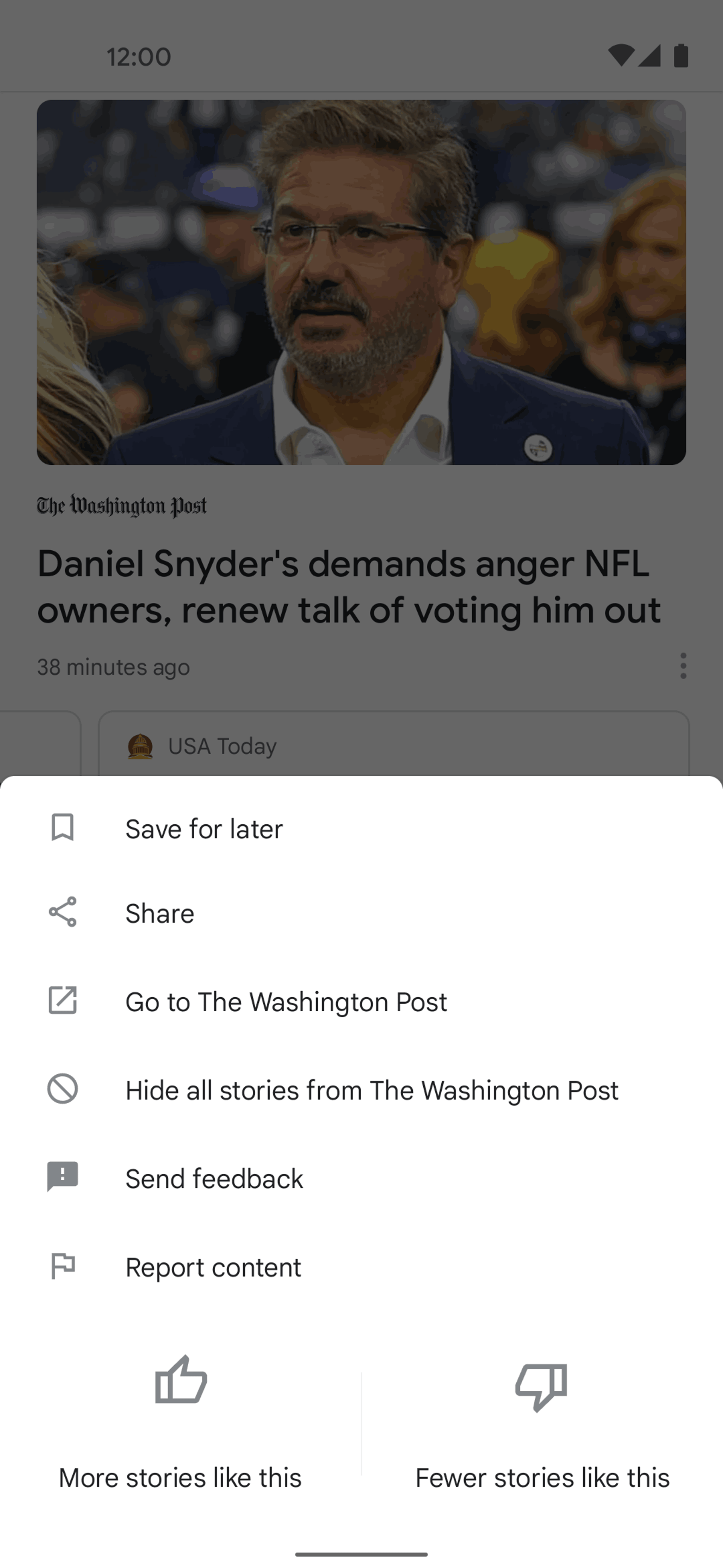 Google News Android News interface screenshot 13