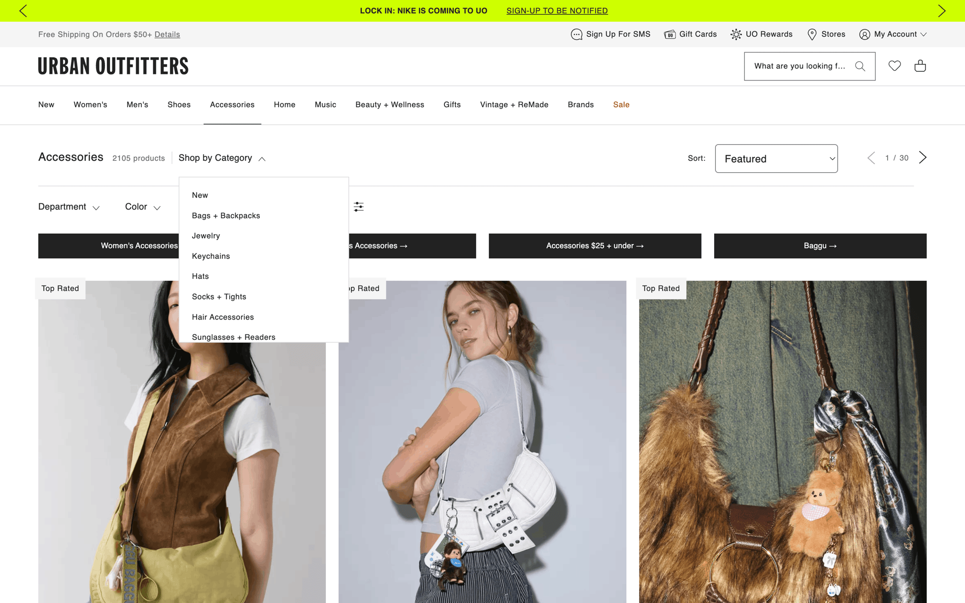 Urban Outfitters Web Shopping interface screenshot 23