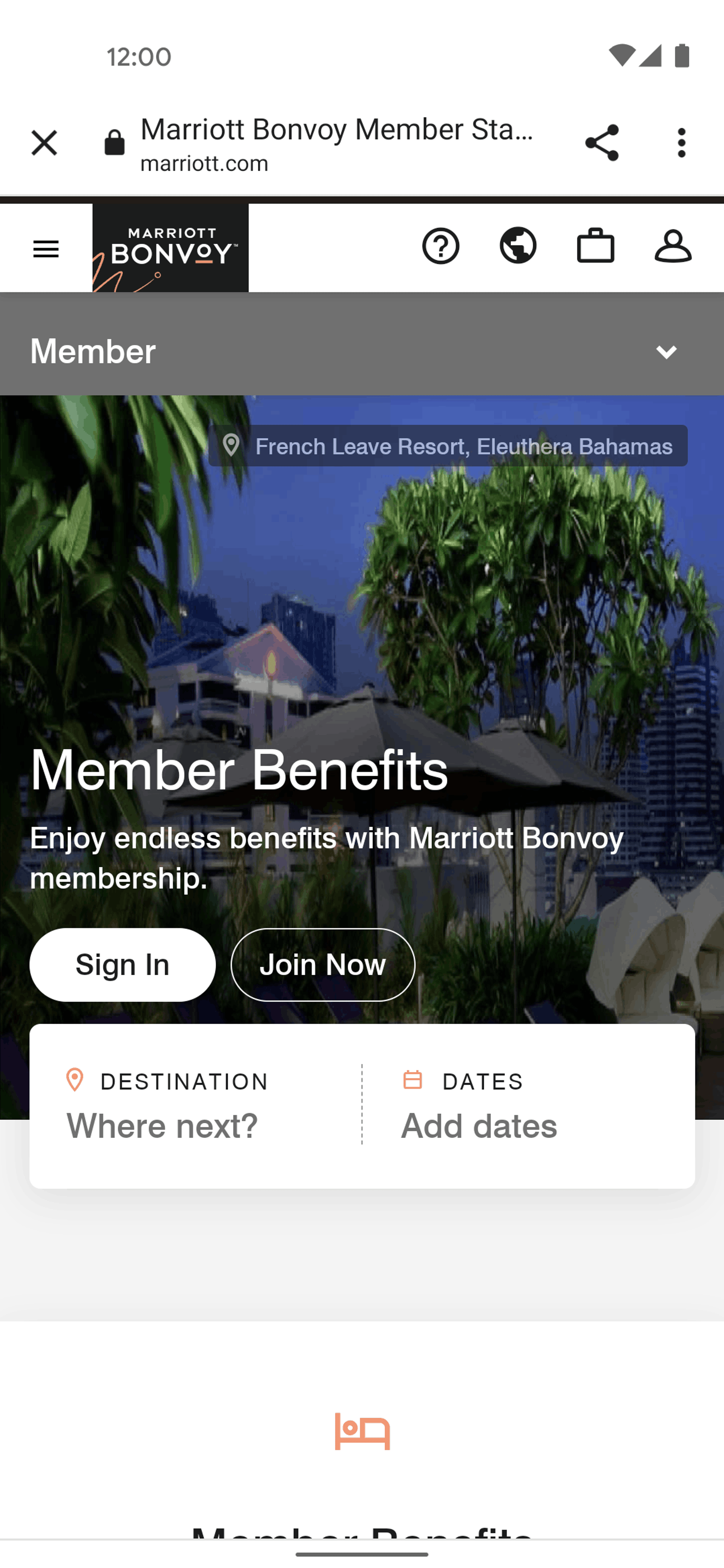 Marriott Bonvoy Android Travel & Transportation interface screenshot 20