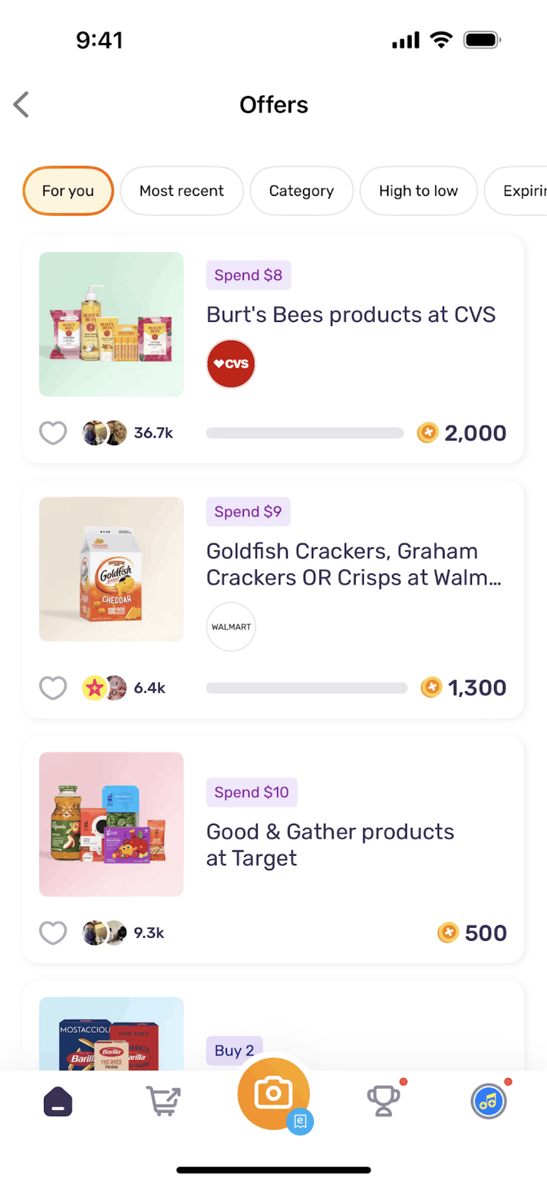 Fetch iOS Shopping interface screenshot 13