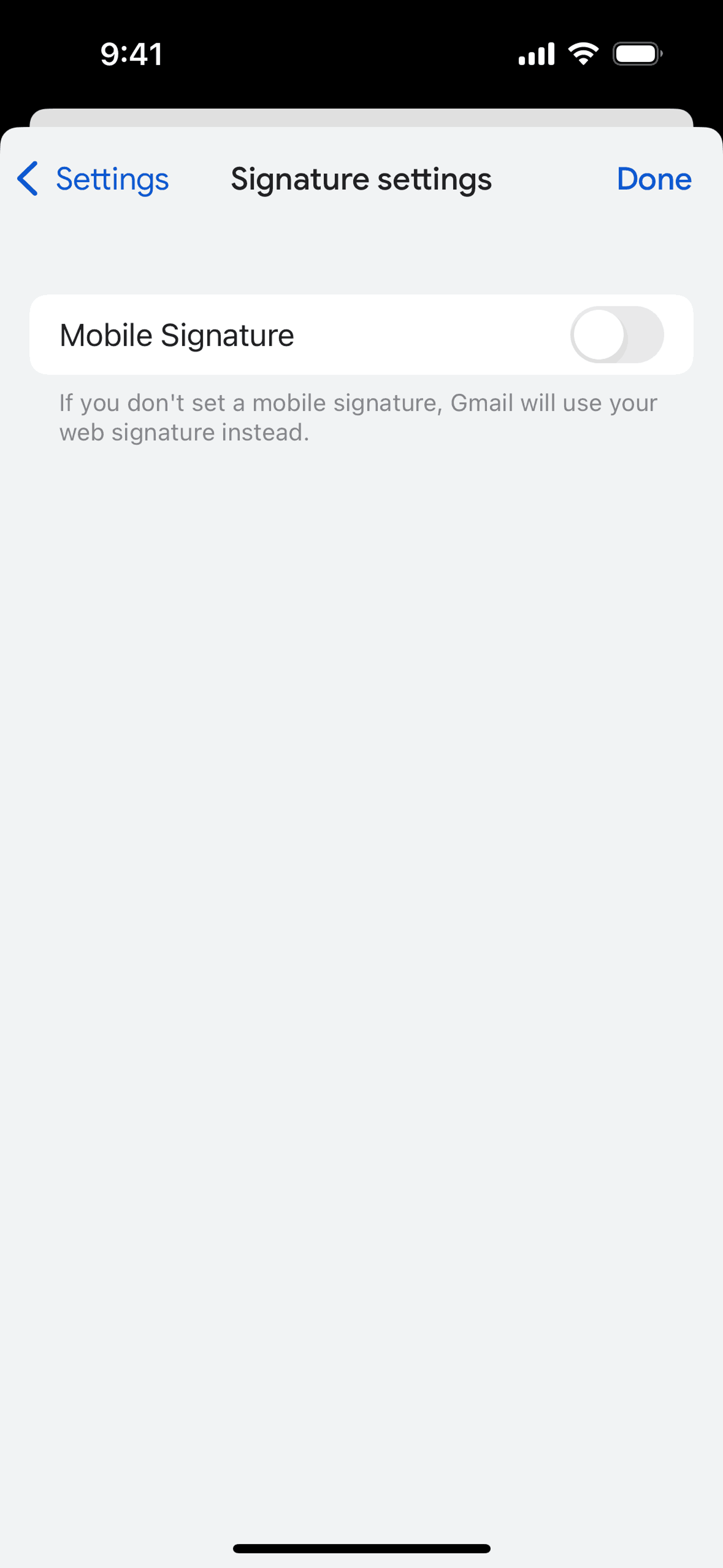 Gmail iOS Productivity interface screenshot 9