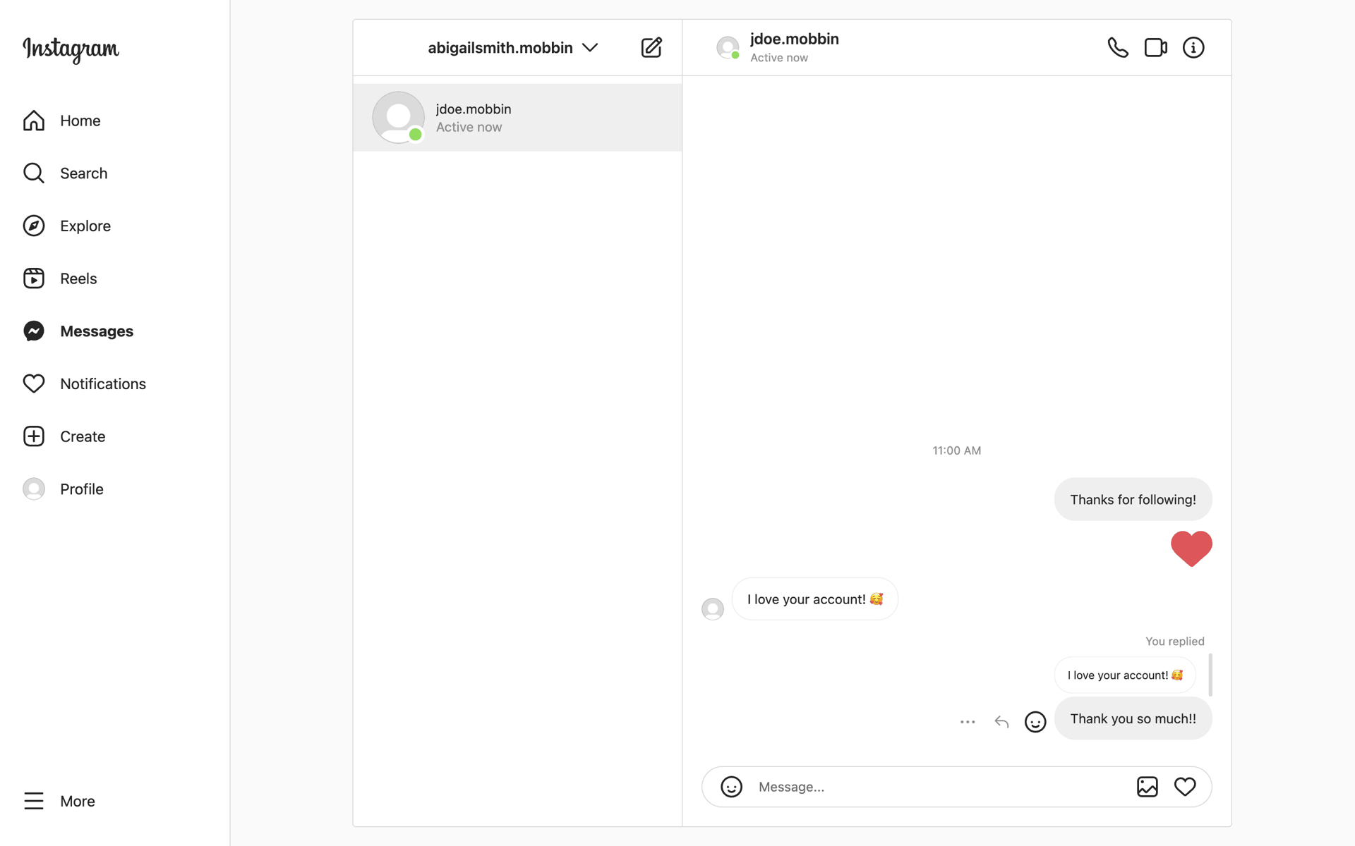 Instagram Web Photo & Video interface screenshot 11