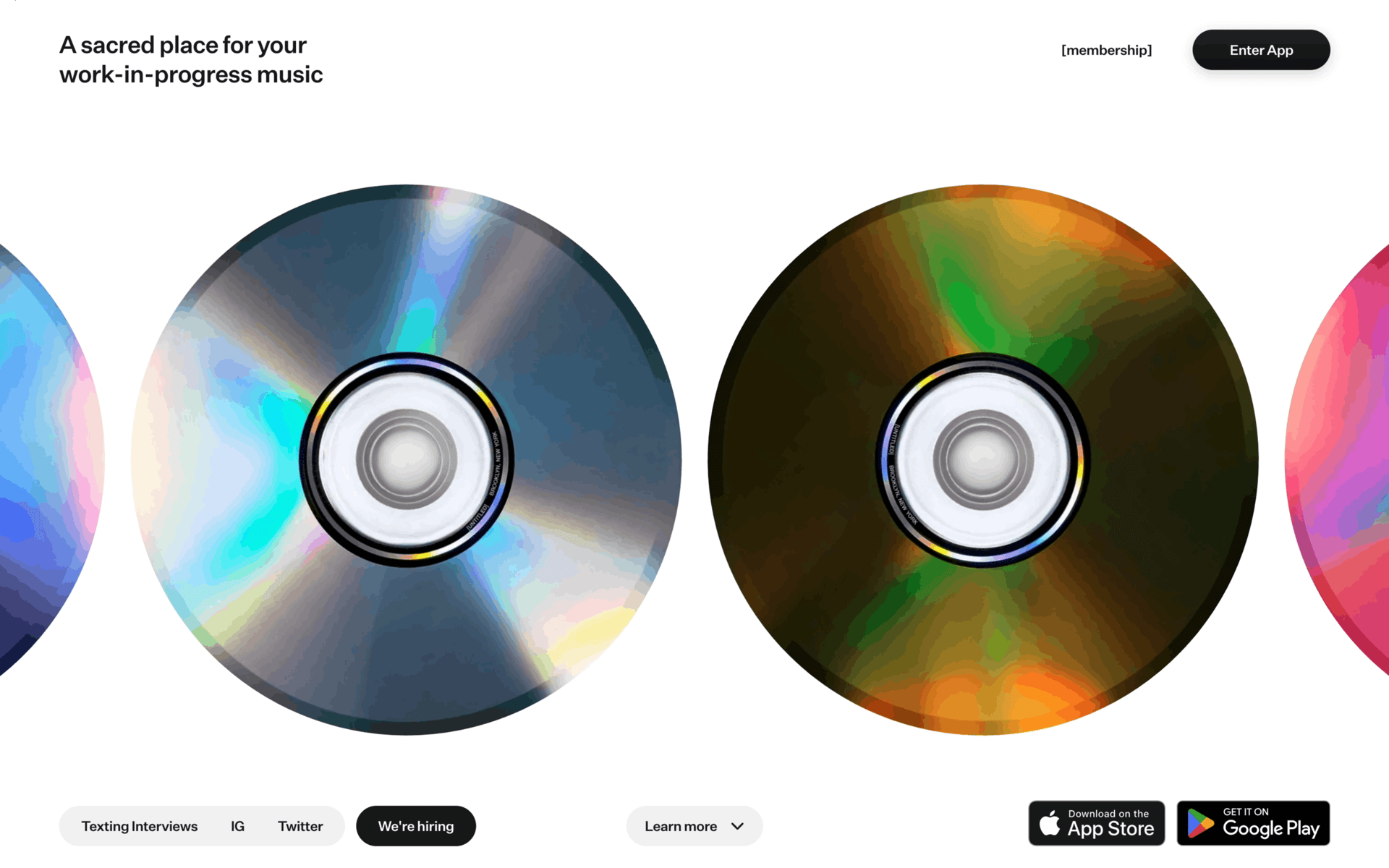 [untitled] Web Music & Audio interface screenshot 1