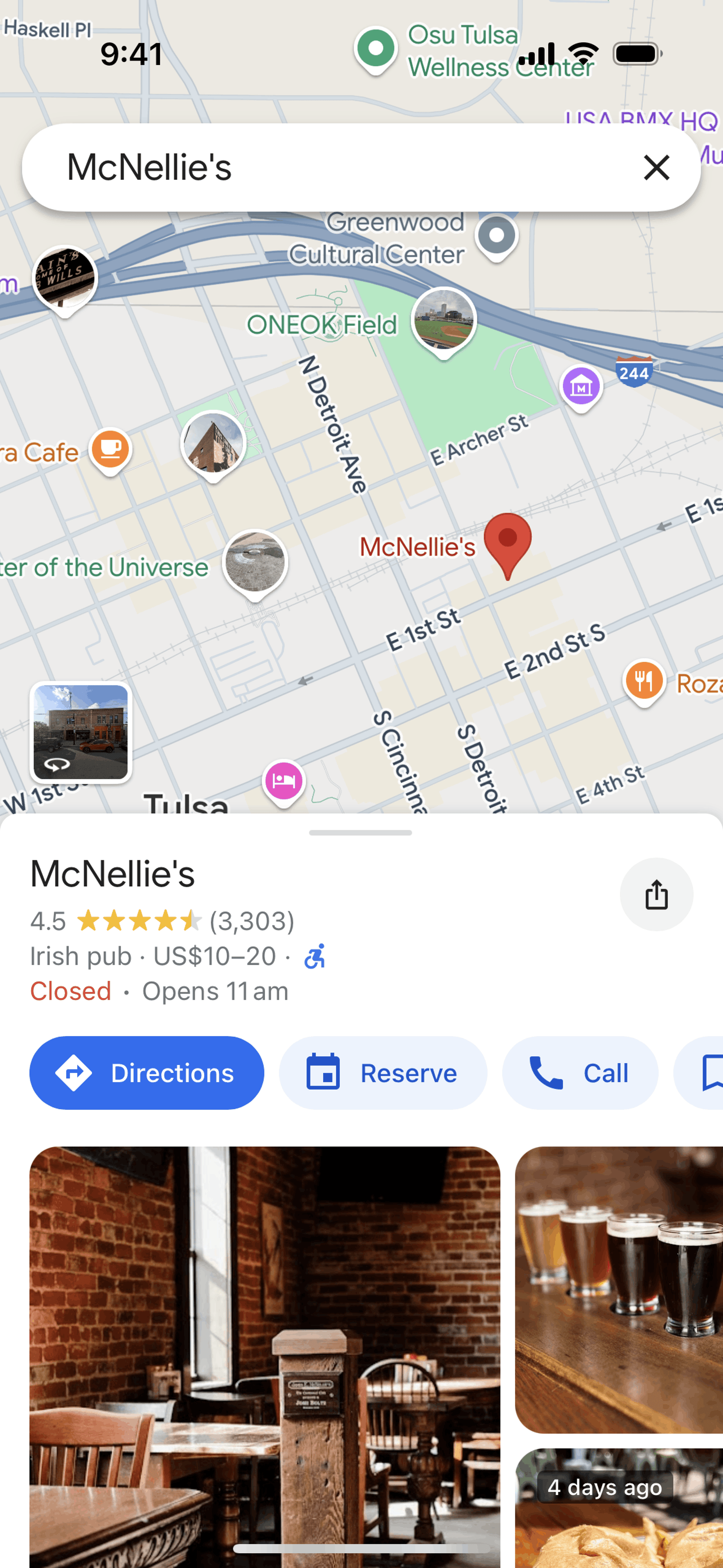 Google Maps iOS Maps & Navigation interface screenshot 2