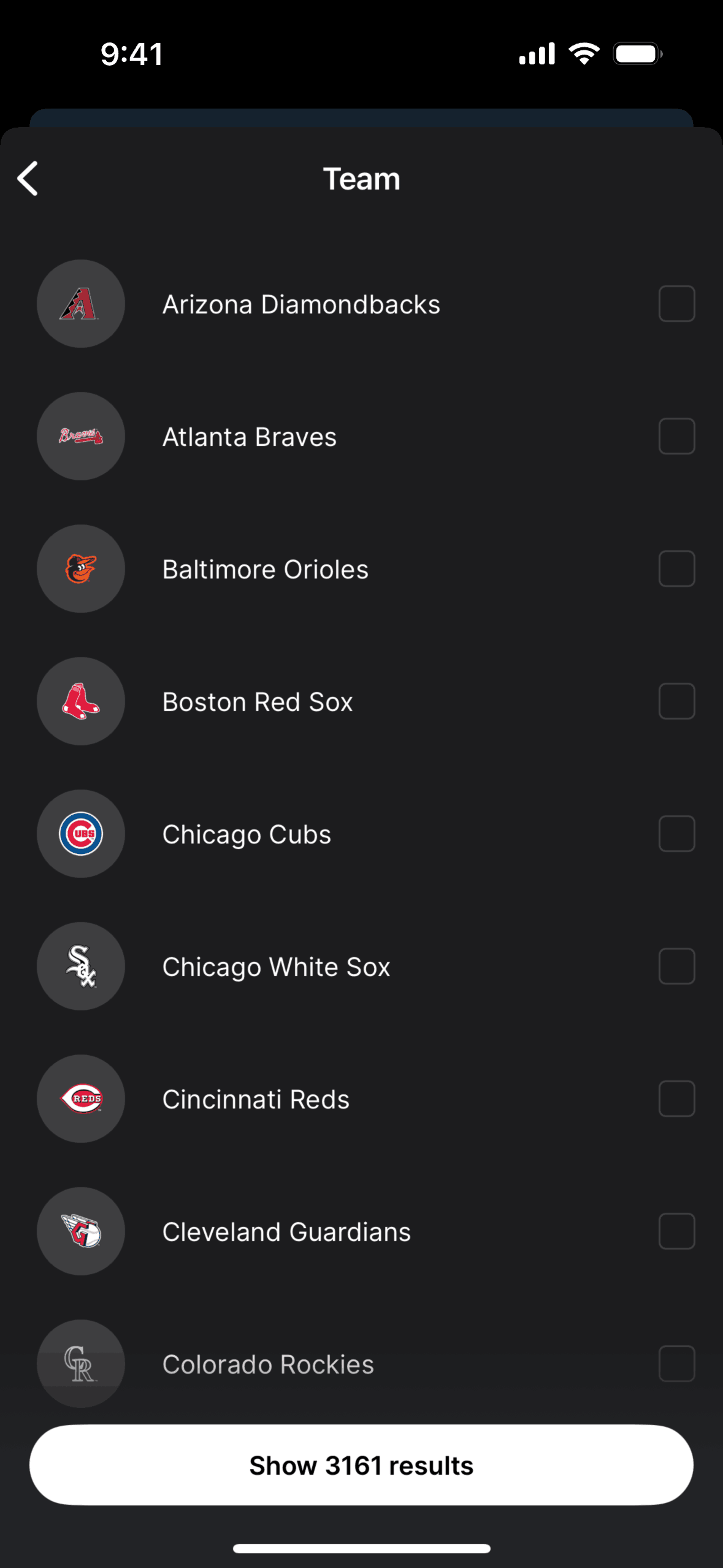 Fanatics Live iOS Shopping interface screenshot 20
