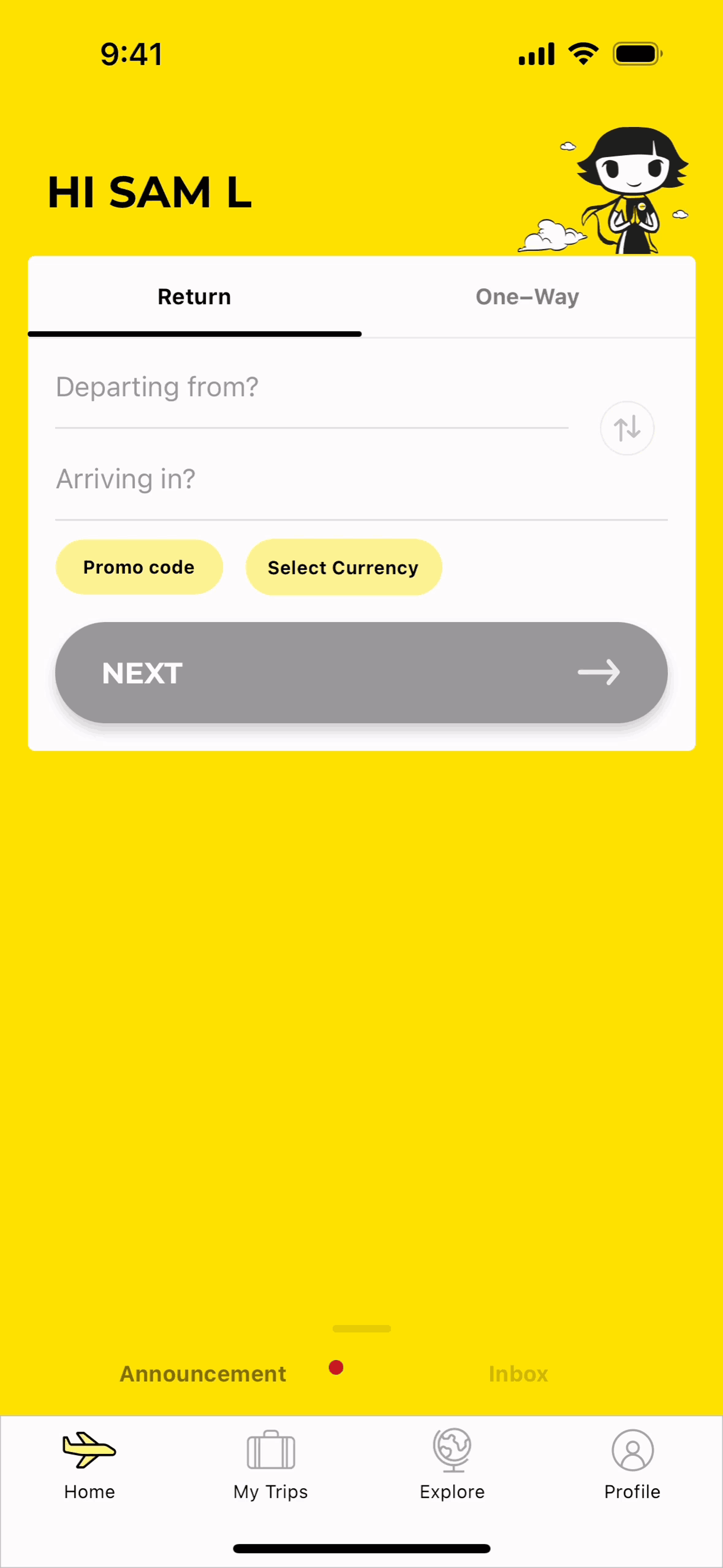 Scoot iOS Travel & Transportation interface screenshot 2