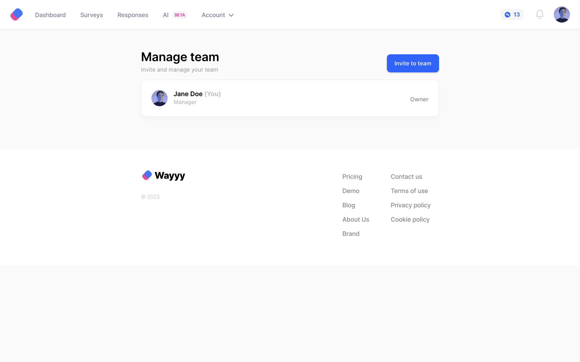 Wayyy Web AI interface screenshot 14