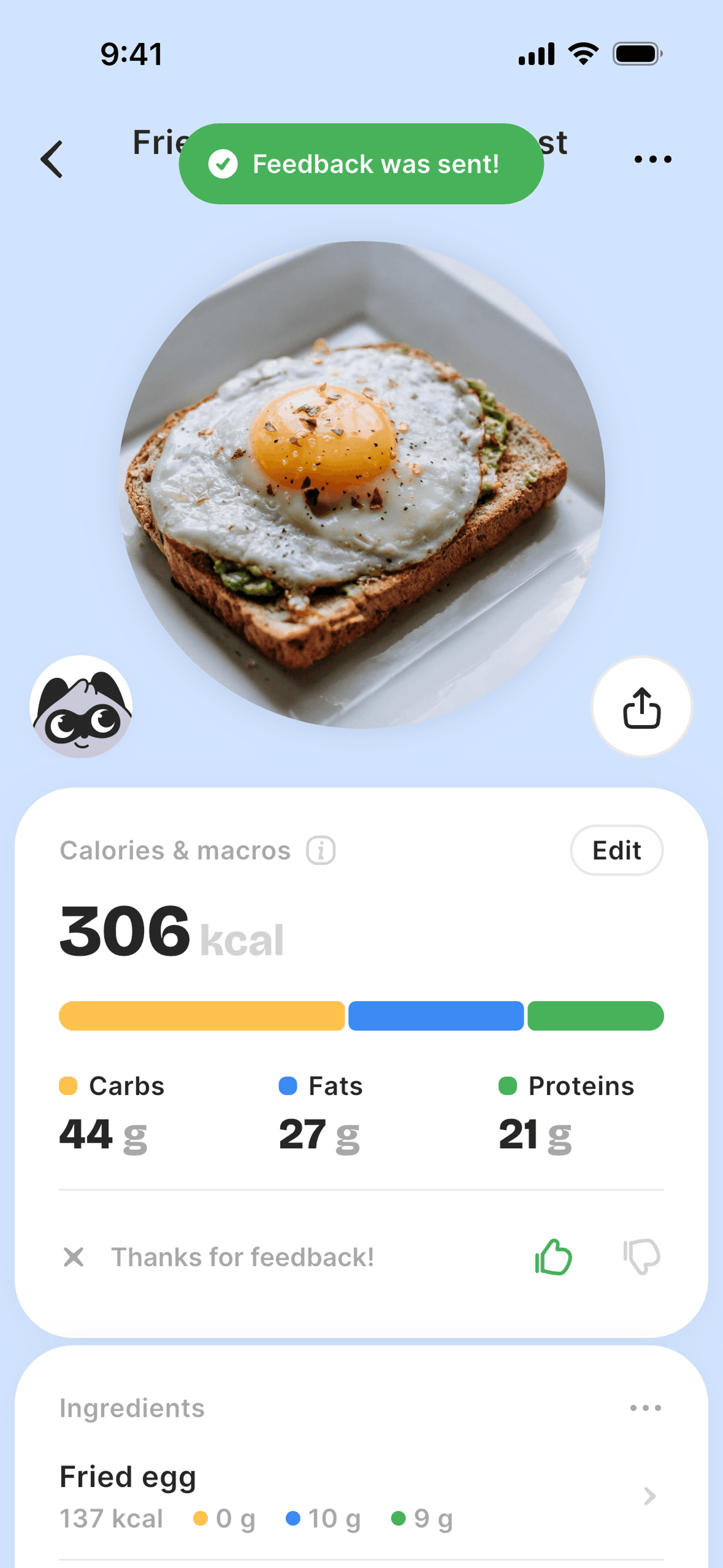 BitePal iOS Health & Fitness interface screenshot 13