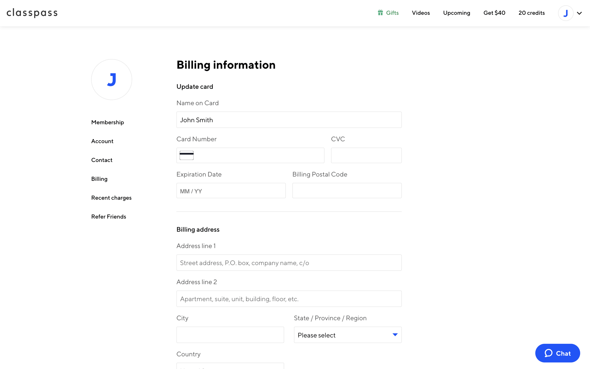 ClassPass Web Health & Fitness interface screenshot 21