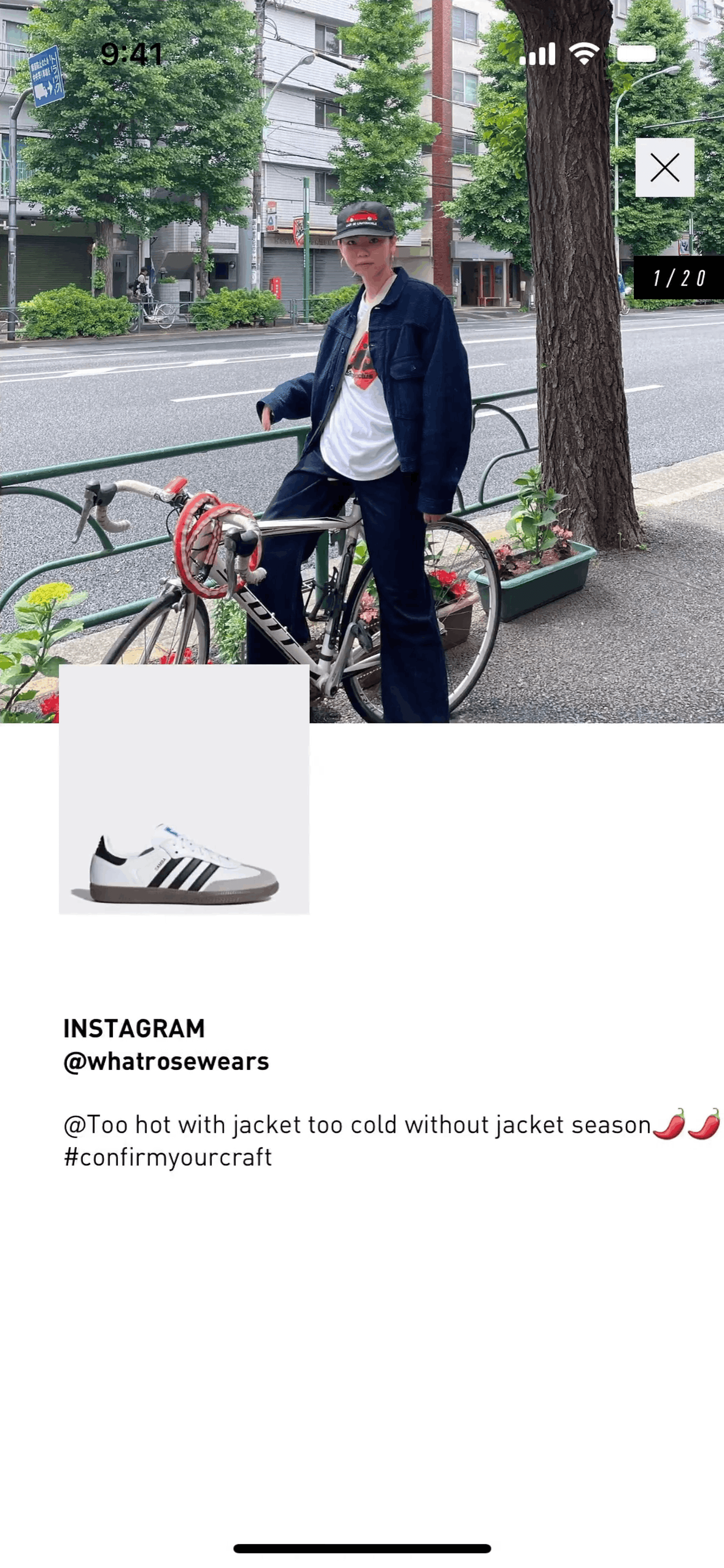 Browse review on adidas (ios) screen 2