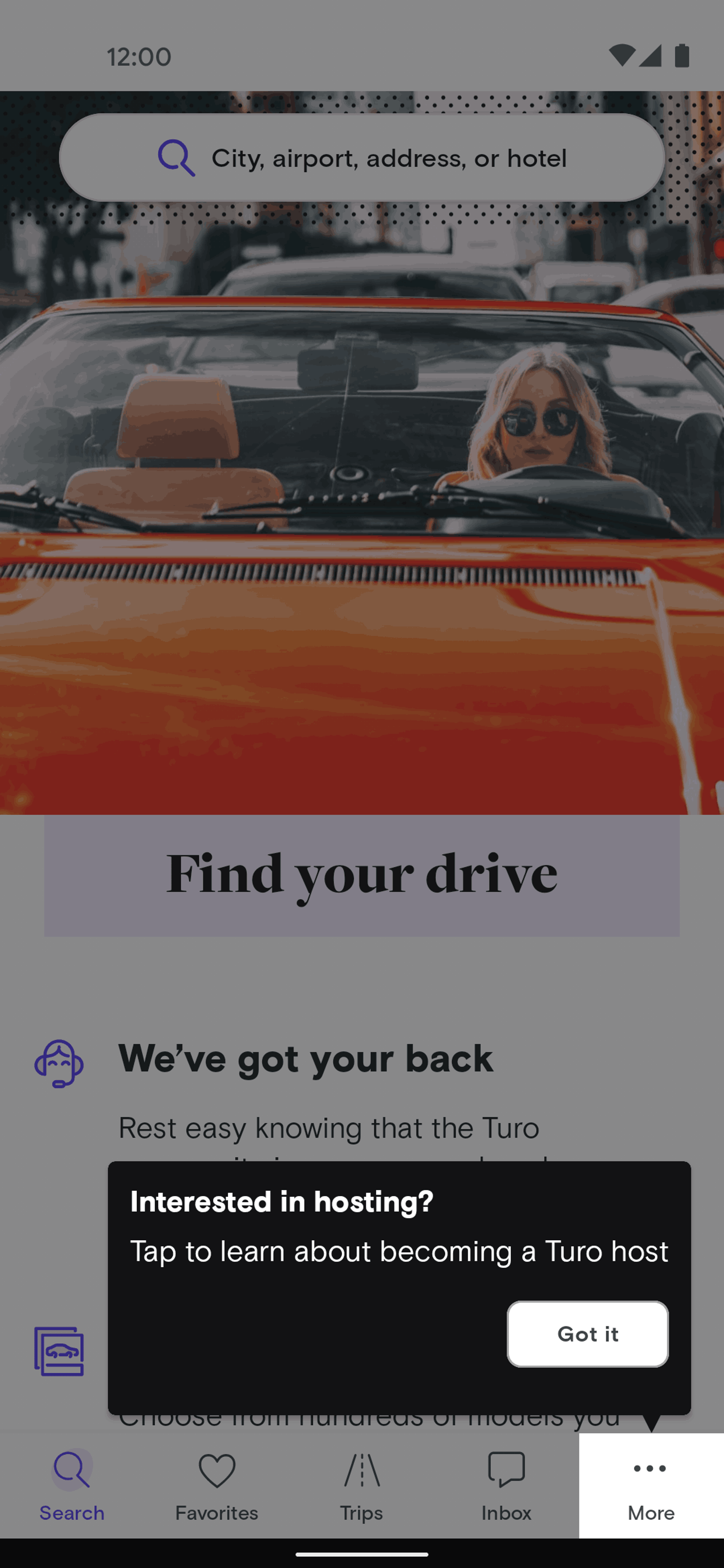 Turo Android Travel & Transportation interface screenshot 4