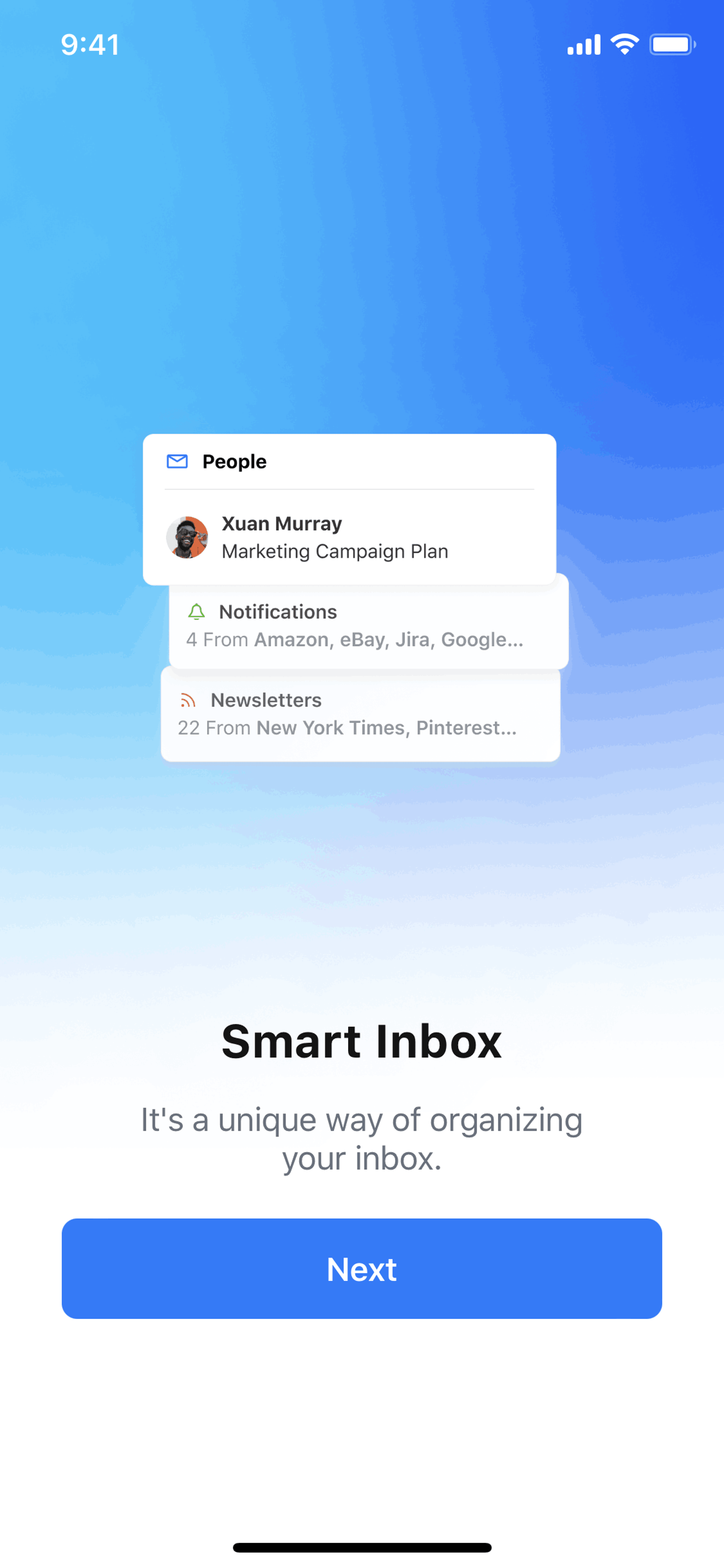 Spark Mail iOS AI interface screenshot 5