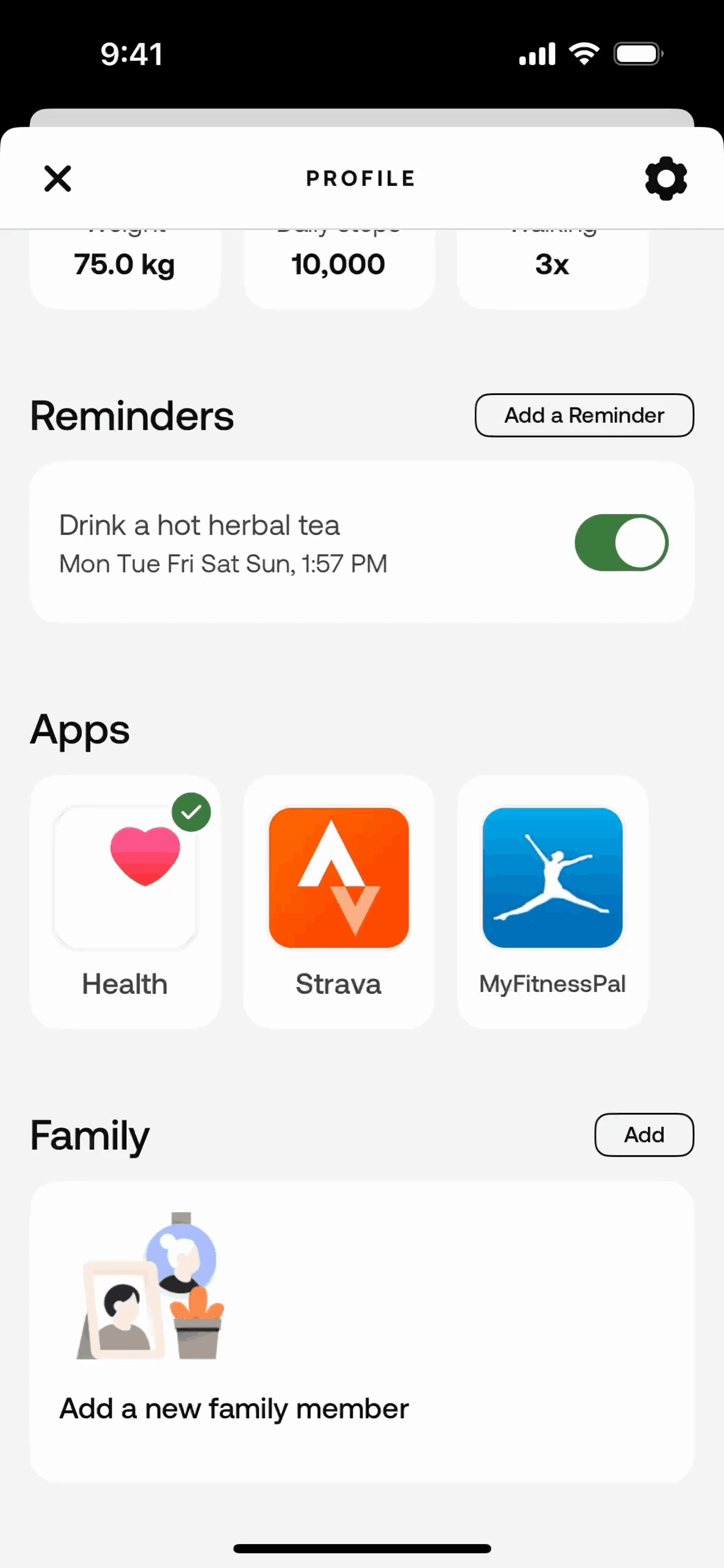 Withings Health Mate iOS Health & Fitness interface screenshot 11